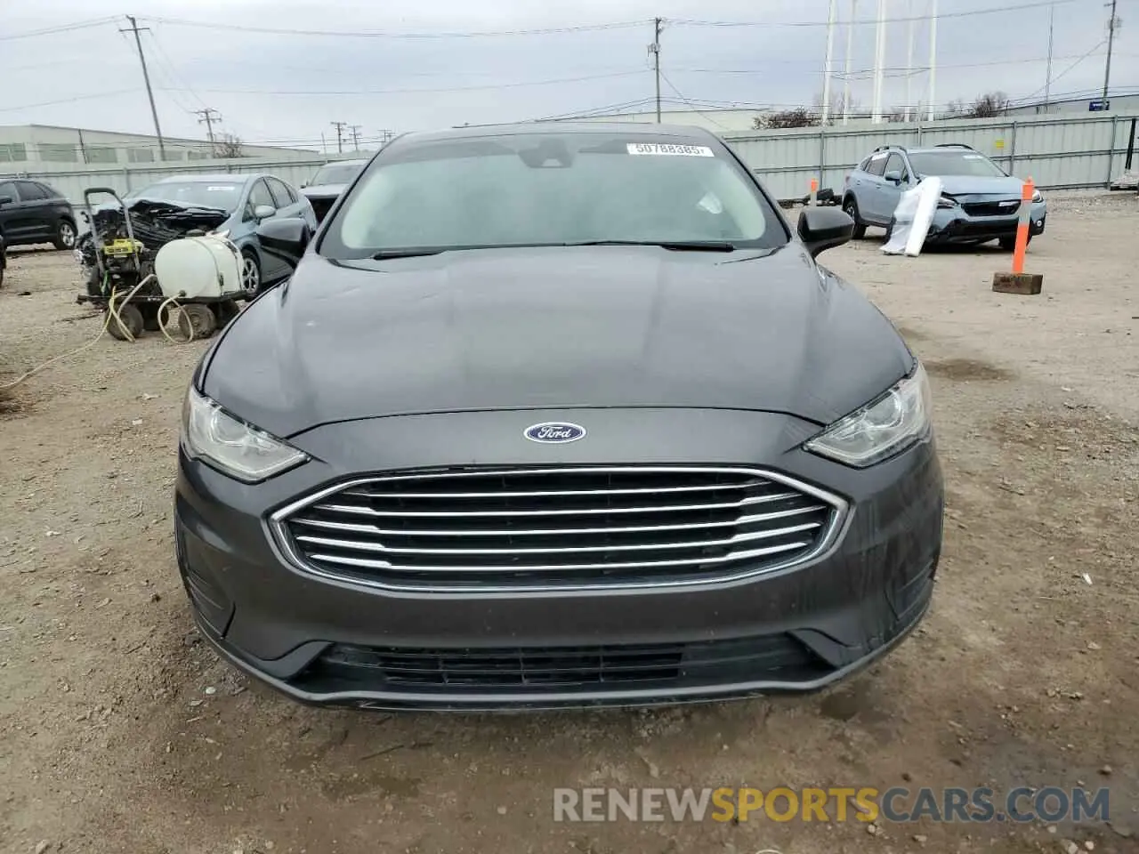 5 fotografías del automóvil dañado 3FA6P0T92LR162335 FORD FUSION 2020