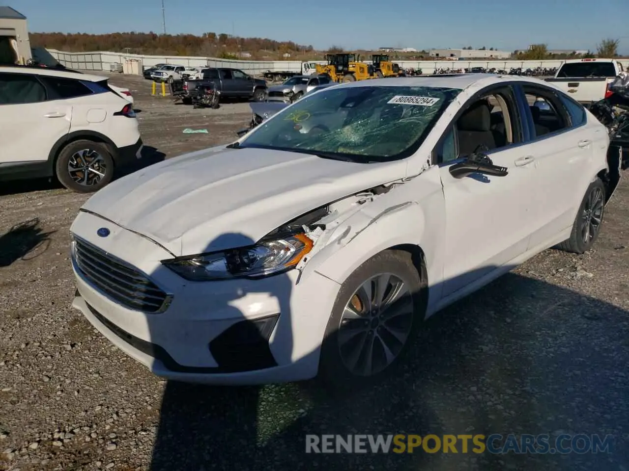 1 fotografías del automóvil dañado 3FA6P0T92LR172931 FORD FUSION 2020