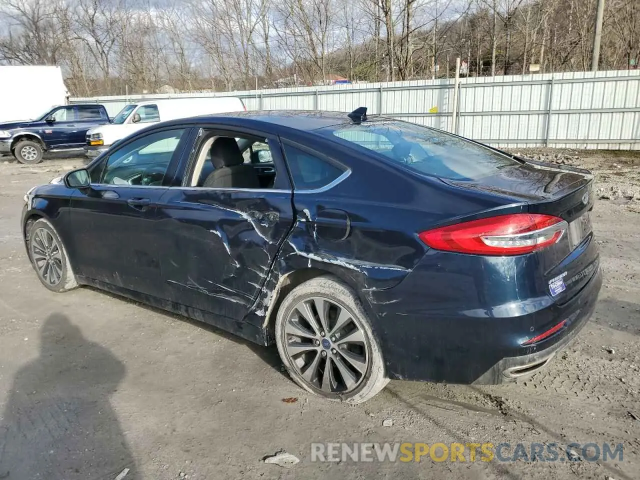2 fotografías del automóvil dañado 3FA6P0T92LR246638 FORD FUSION 2020
