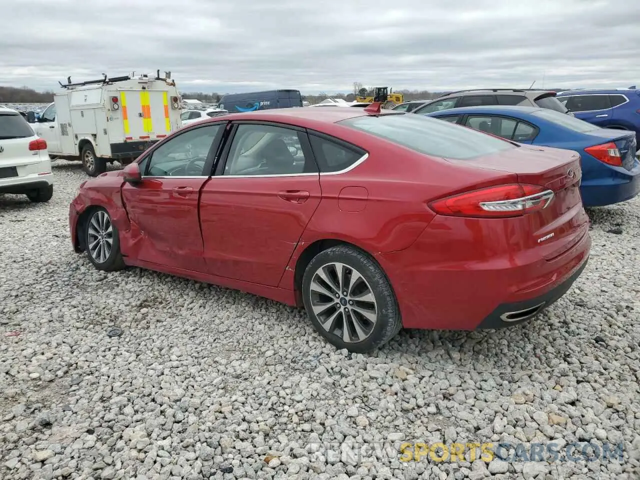 2 fotografías del automóvil dañado 3FA6P0T92LR255789 FORD FUSION 2020