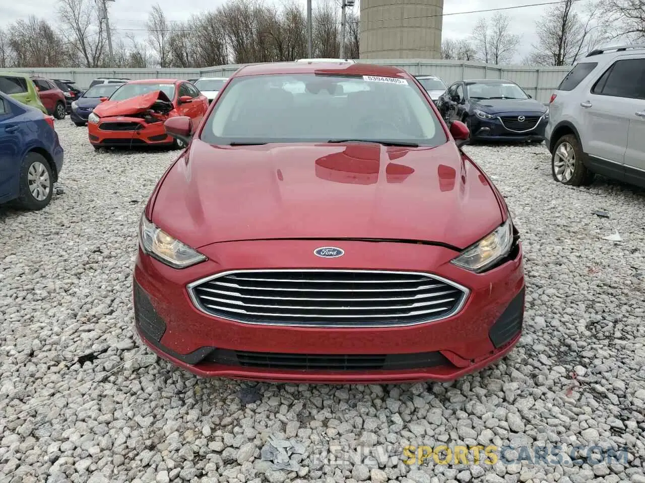 5 fotografías del automóvil dañado 3FA6P0T92LR255789 FORD FUSION 2020