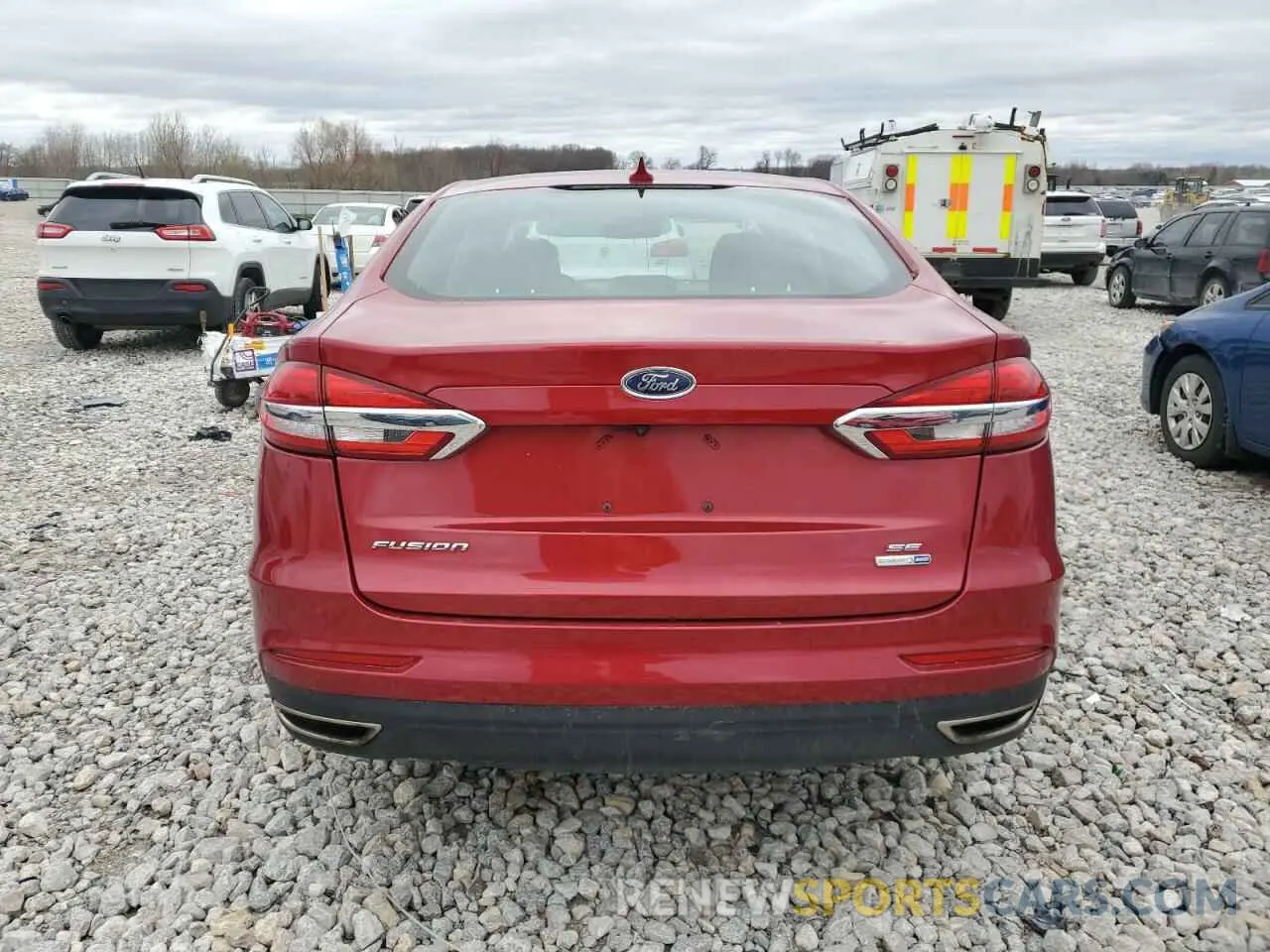 6 fotografías del automóvil dañado 3FA6P0T92LR255789 FORD FUSION 2020