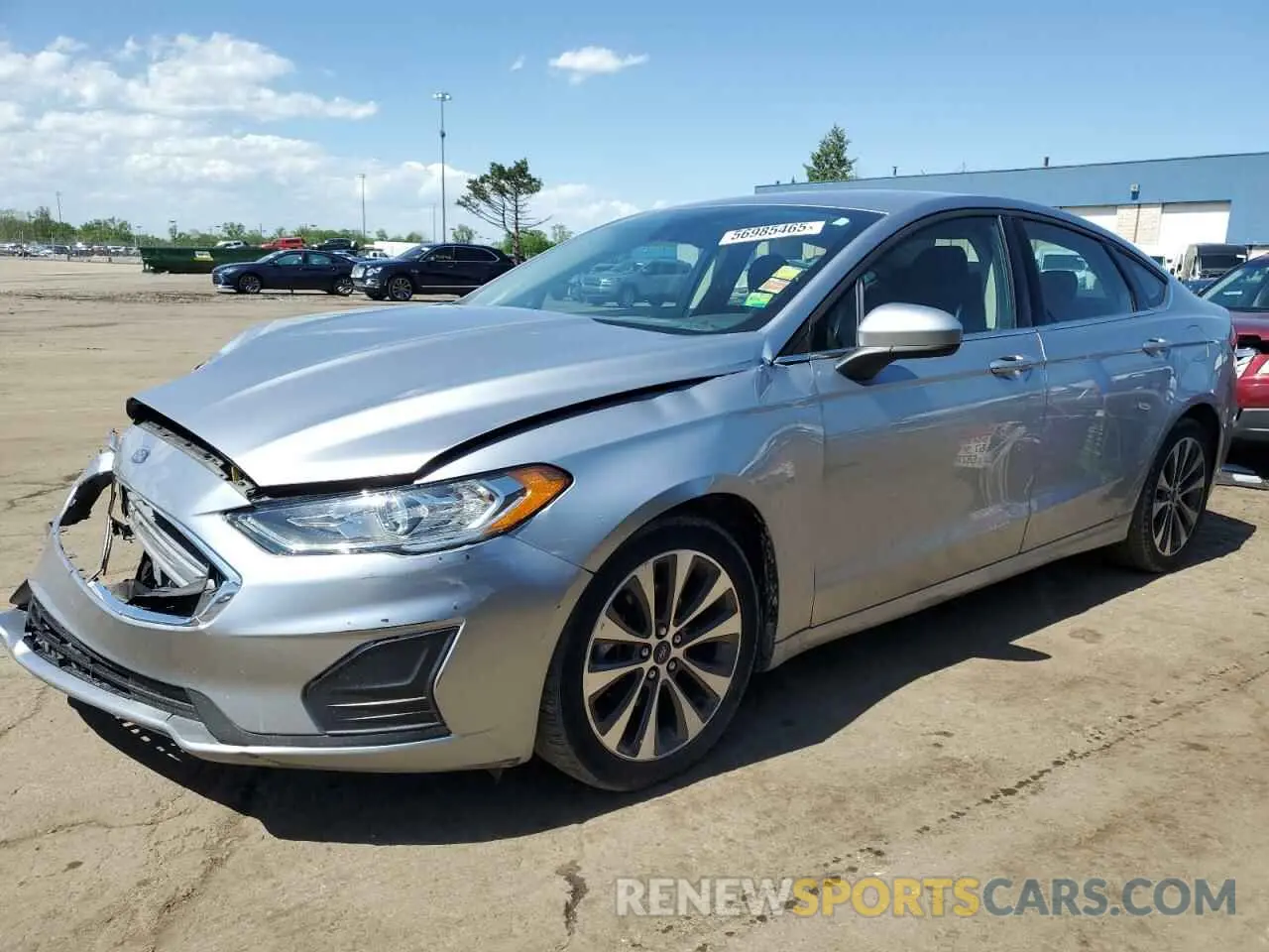 1 fotografías del automóvil dañado 3FA6P0T93LR179435 FORD FUSION 2020