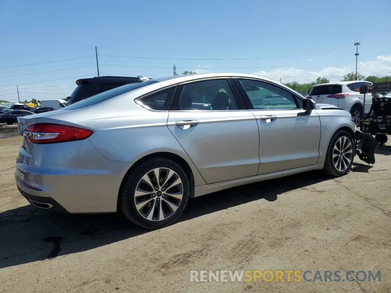 3 fotografías del automóvil dañado 3FA6P0T93LR179435 FORD FUSION 2020