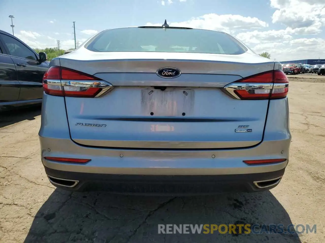 6 fotografías del automóvil dañado 3FA6P0T93LR179435 FORD FUSION 2020