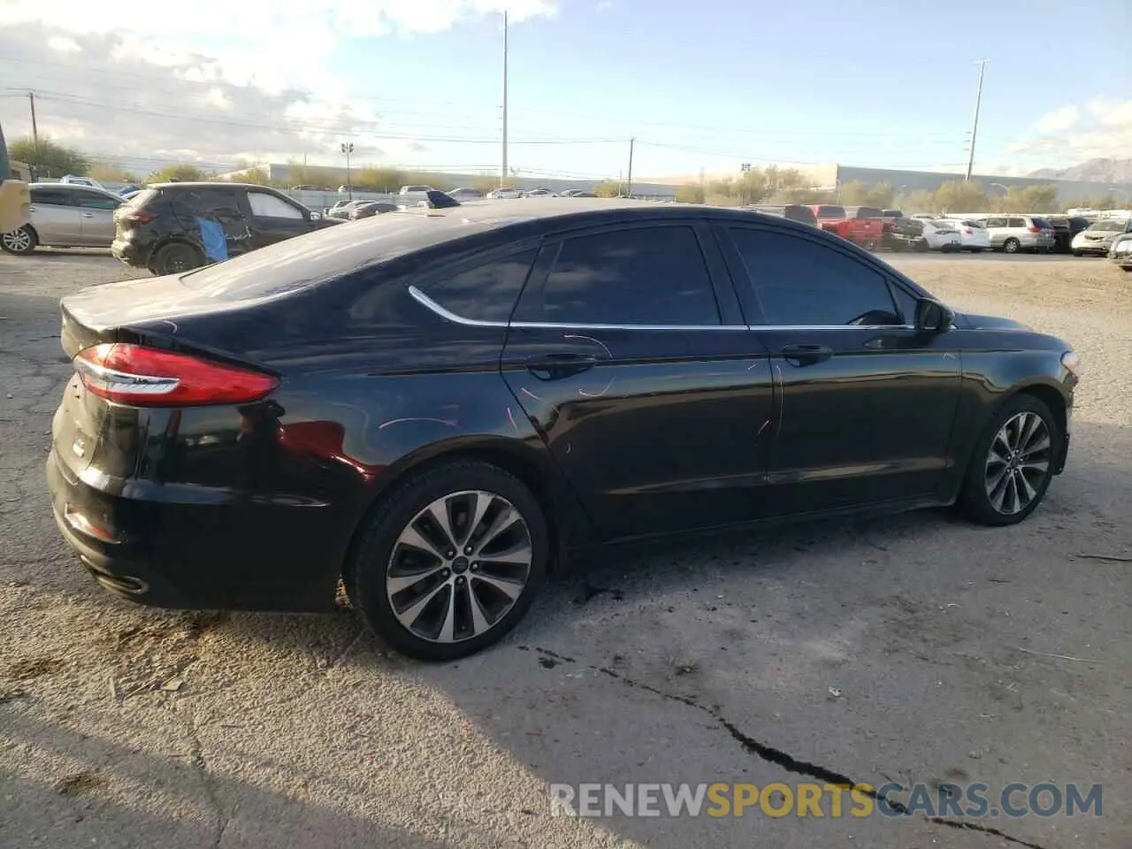 3 fotografías del automóvil dañado 3FA6P0T93LR190287 FORD FUSION 2020