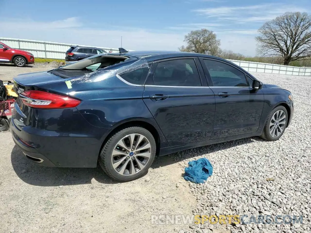 3 fotografías del automóvil dañado 3FA6P0T97LR179079 FORD FUSION 2020