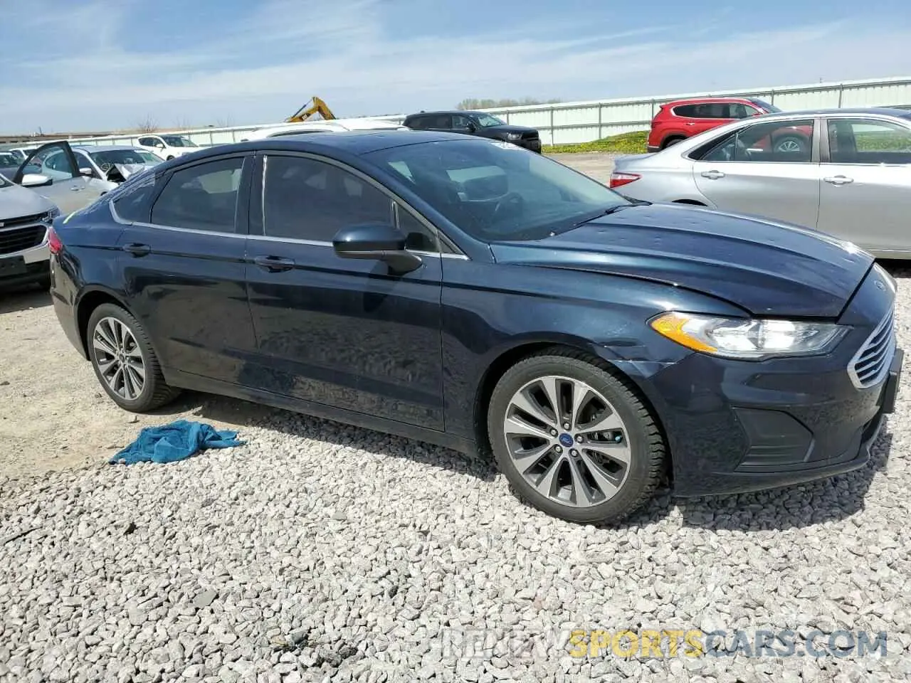 4 fotografías del automóvil dañado 3FA6P0T97LR179079 FORD FUSION 2020