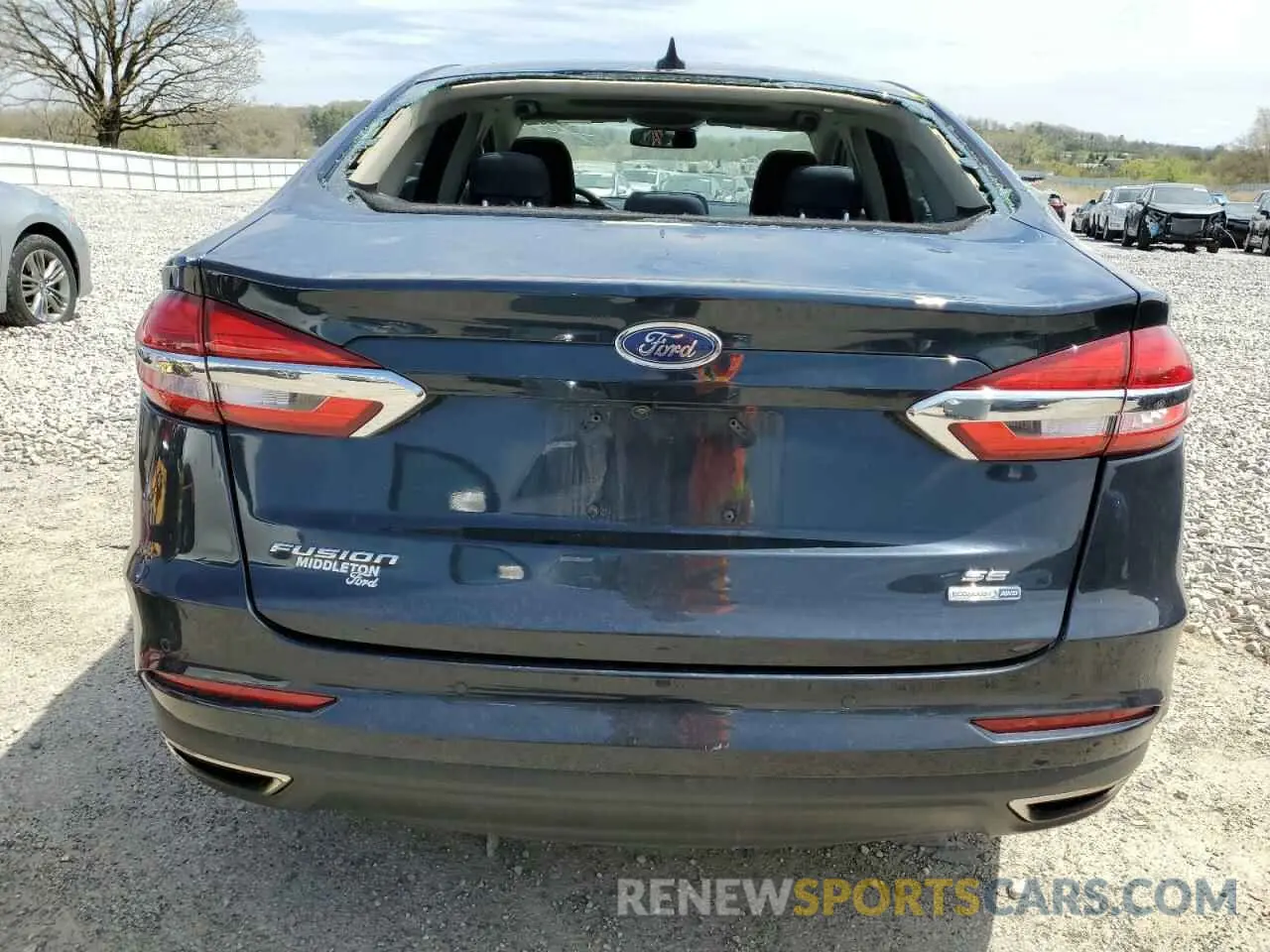 6 fotografías del automóvil dañado 3FA6P0T97LR179079 FORD FUSION 2020