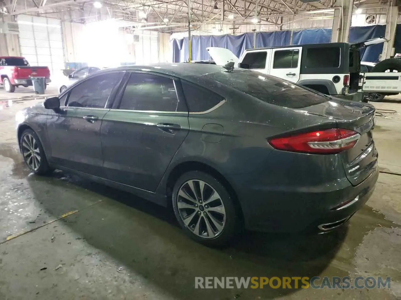 2 fotografías del automóvil dañado 3FA6P0T97LR180099 FORD FUSION 2020