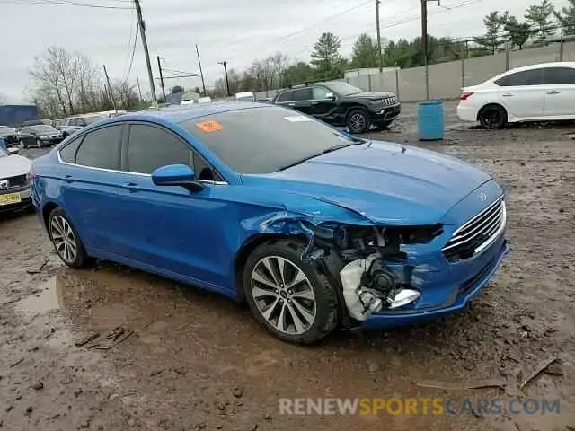 11 fotografías del automóvil dañado 3FA6P0T98LR190270 FORD FUSION 2020