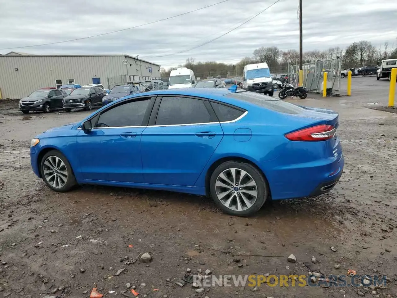 2 fotografías del automóvil dañado 3FA6P0T98LR190270 FORD FUSION 2020