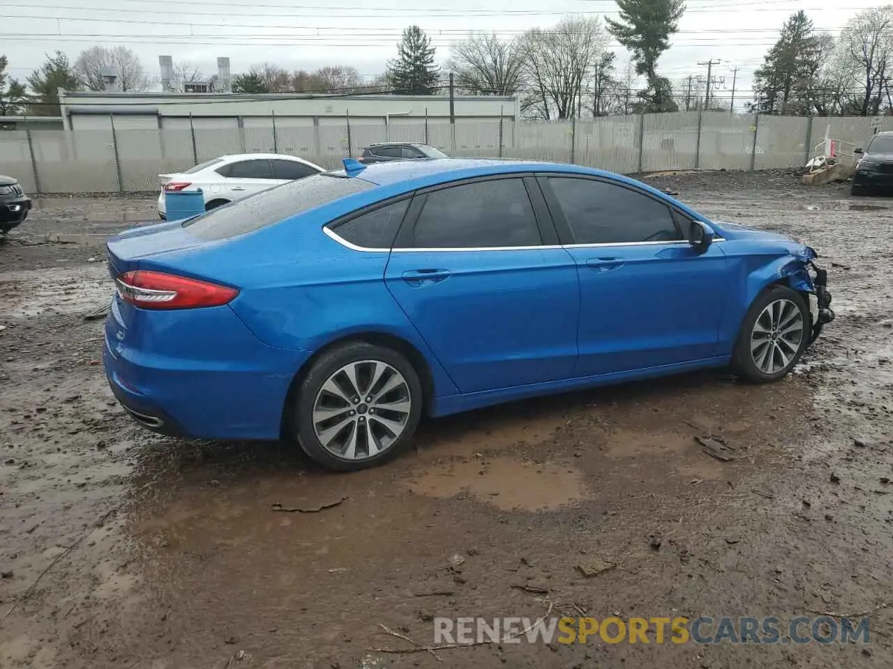 3 fotografías del automóvil dañado 3FA6P0T98LR190270 FORD FUSION 2020