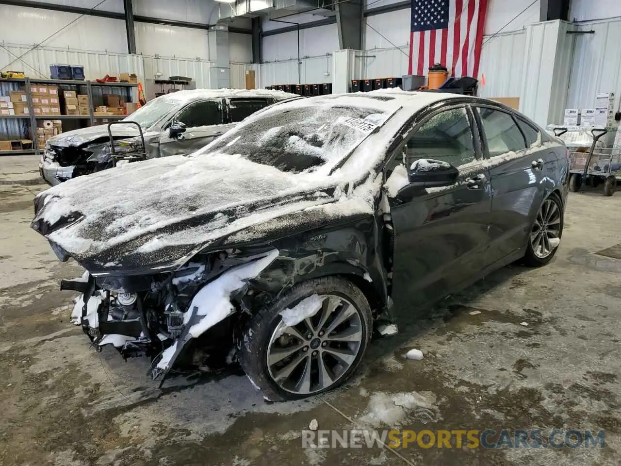 1 fotografías del automóvil dañado 3FA6P0T9XLR173325 FORD FUSION 2020