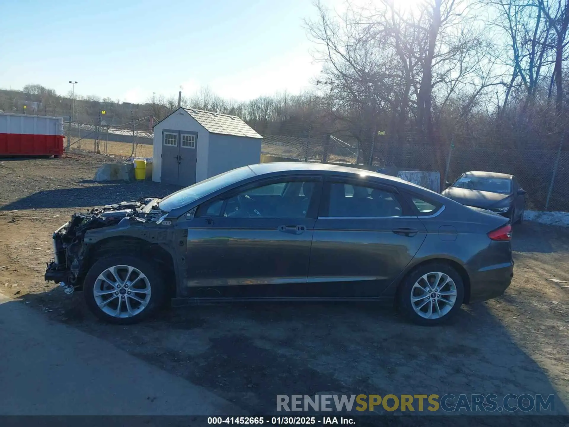 14 fotografías del automóvil dañado 3FA6P0LU0KR101214 FORD FUSION HYBRID 2019