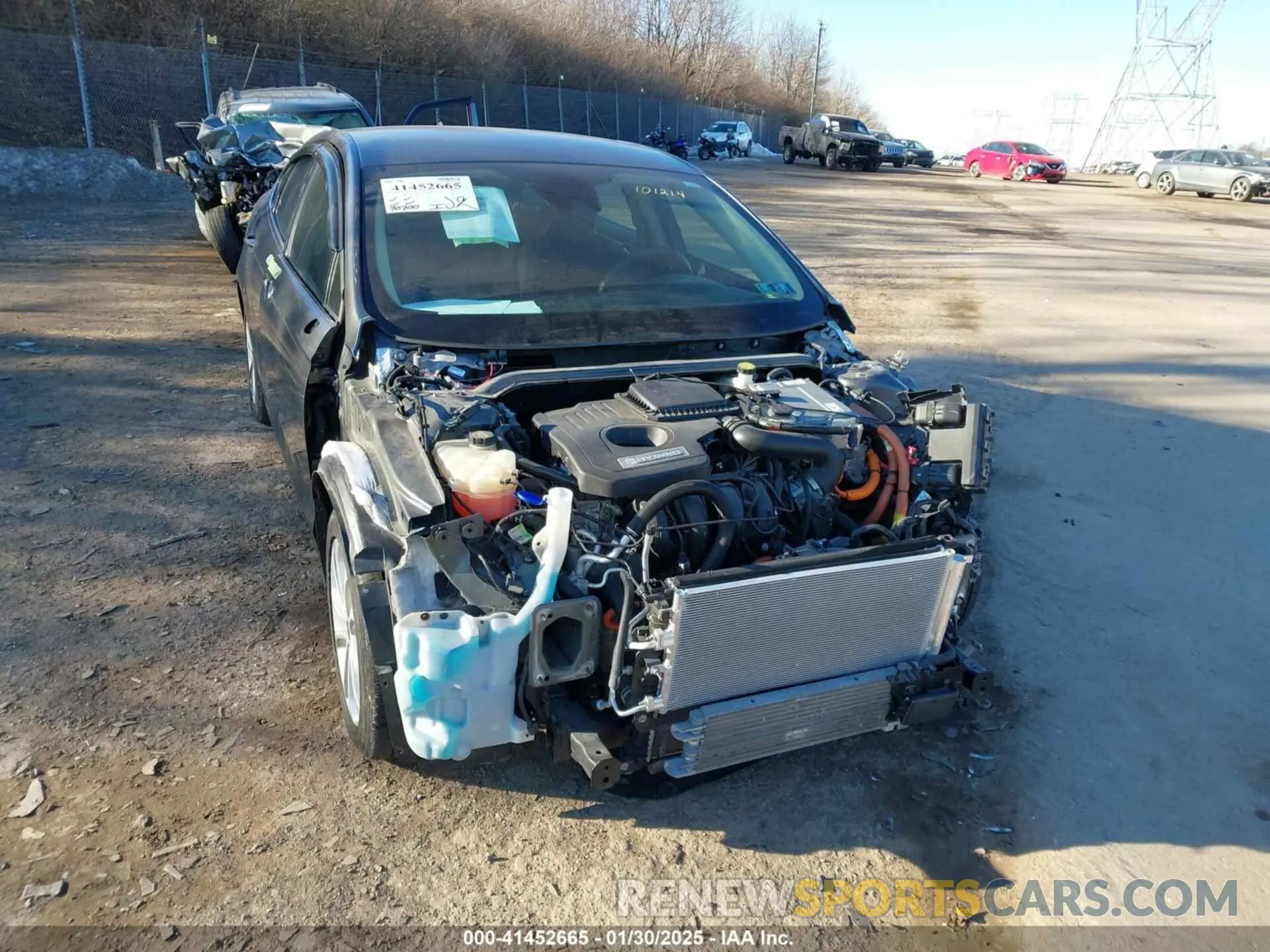 18 fotografías del automóvil dañado 3FA6P0LU0KR101214 FORD FUSION HYBRID 2019