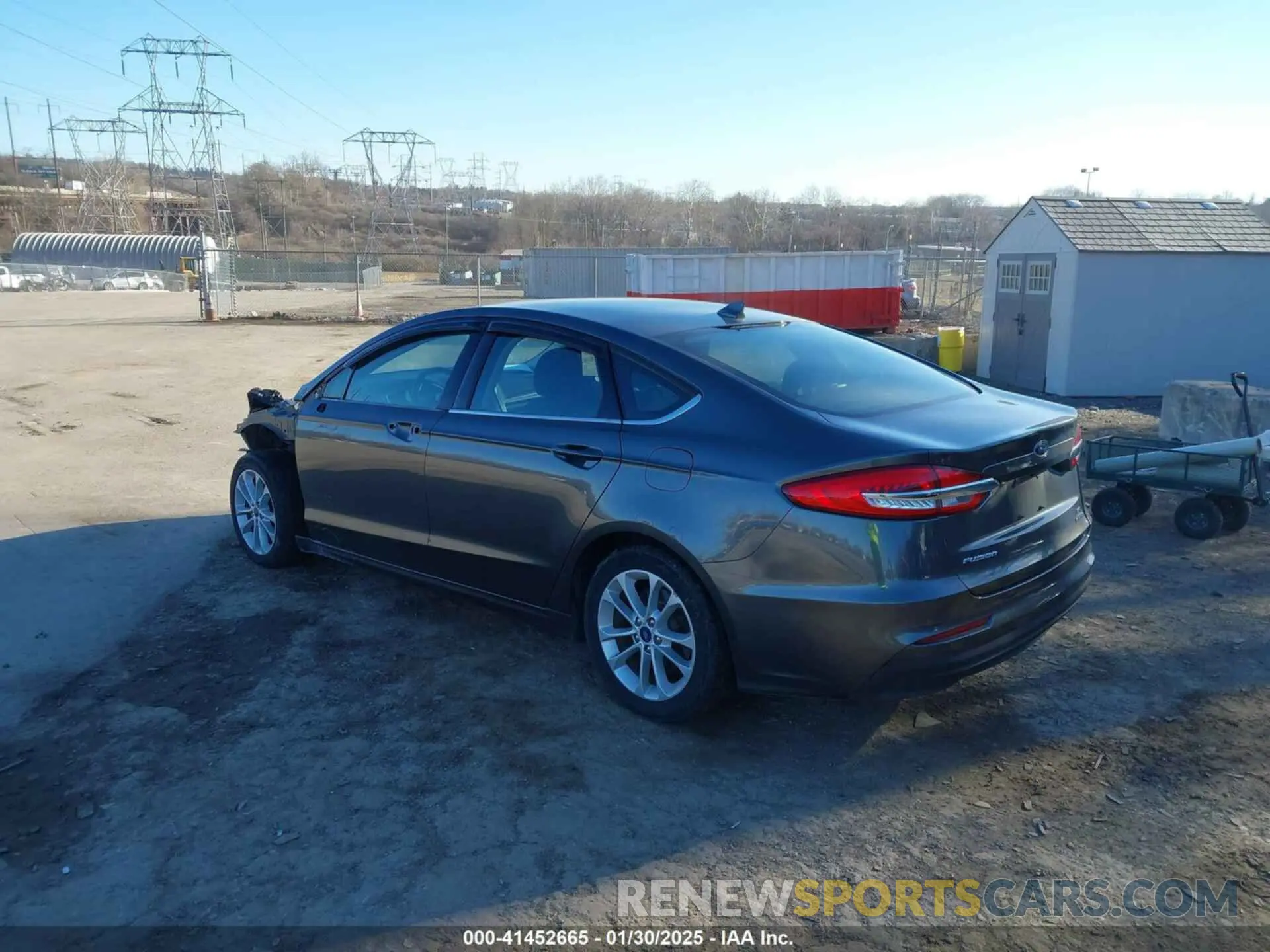 3 fotografías del automóvil dañado 3FA6P0LU0KR101214 FORD FUSION HYBRID 2019