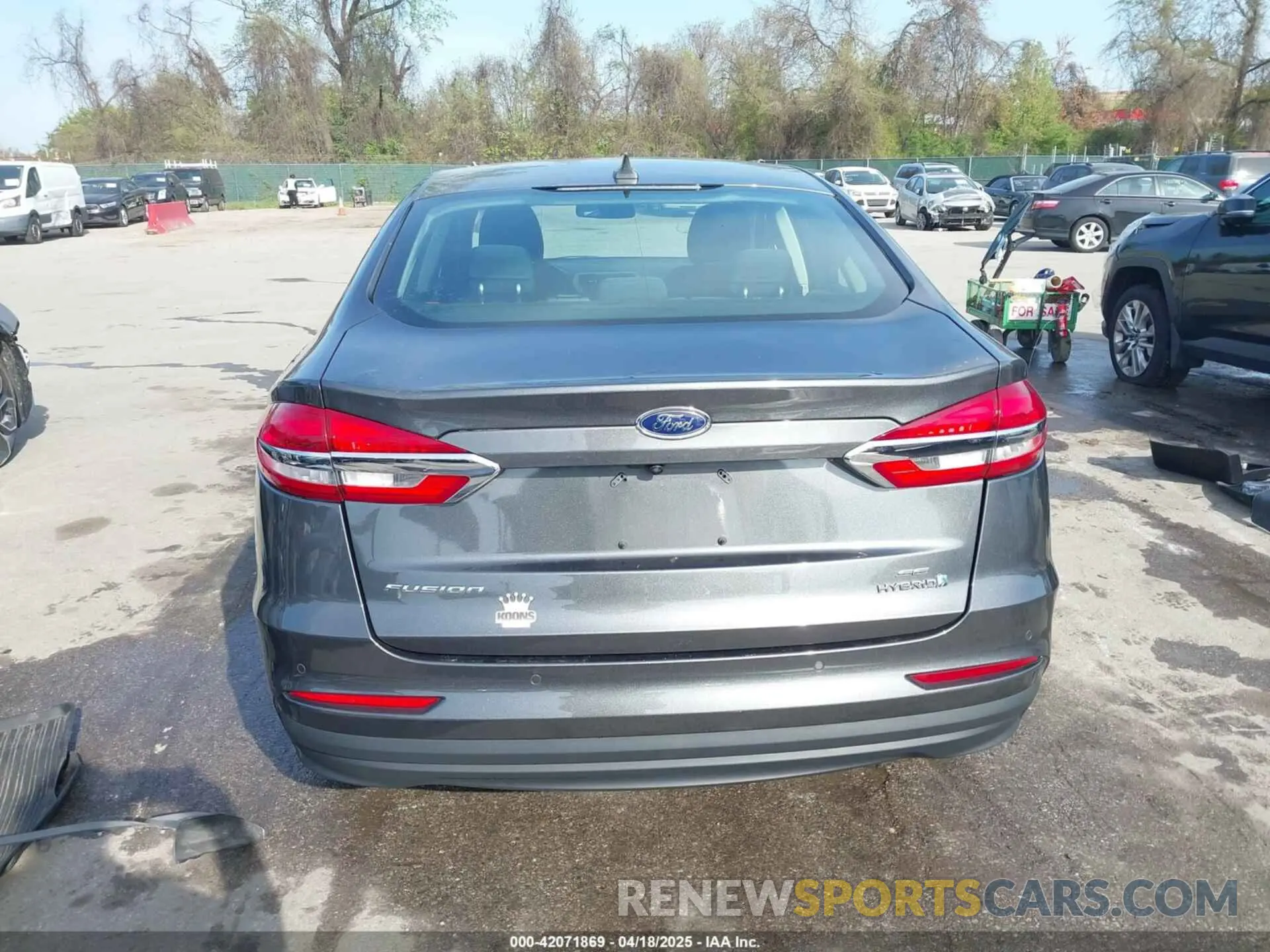 16 fotografías del automóvil dañado 3FA6P0LU0KR125609 FORD FUSION HYBRID 2019