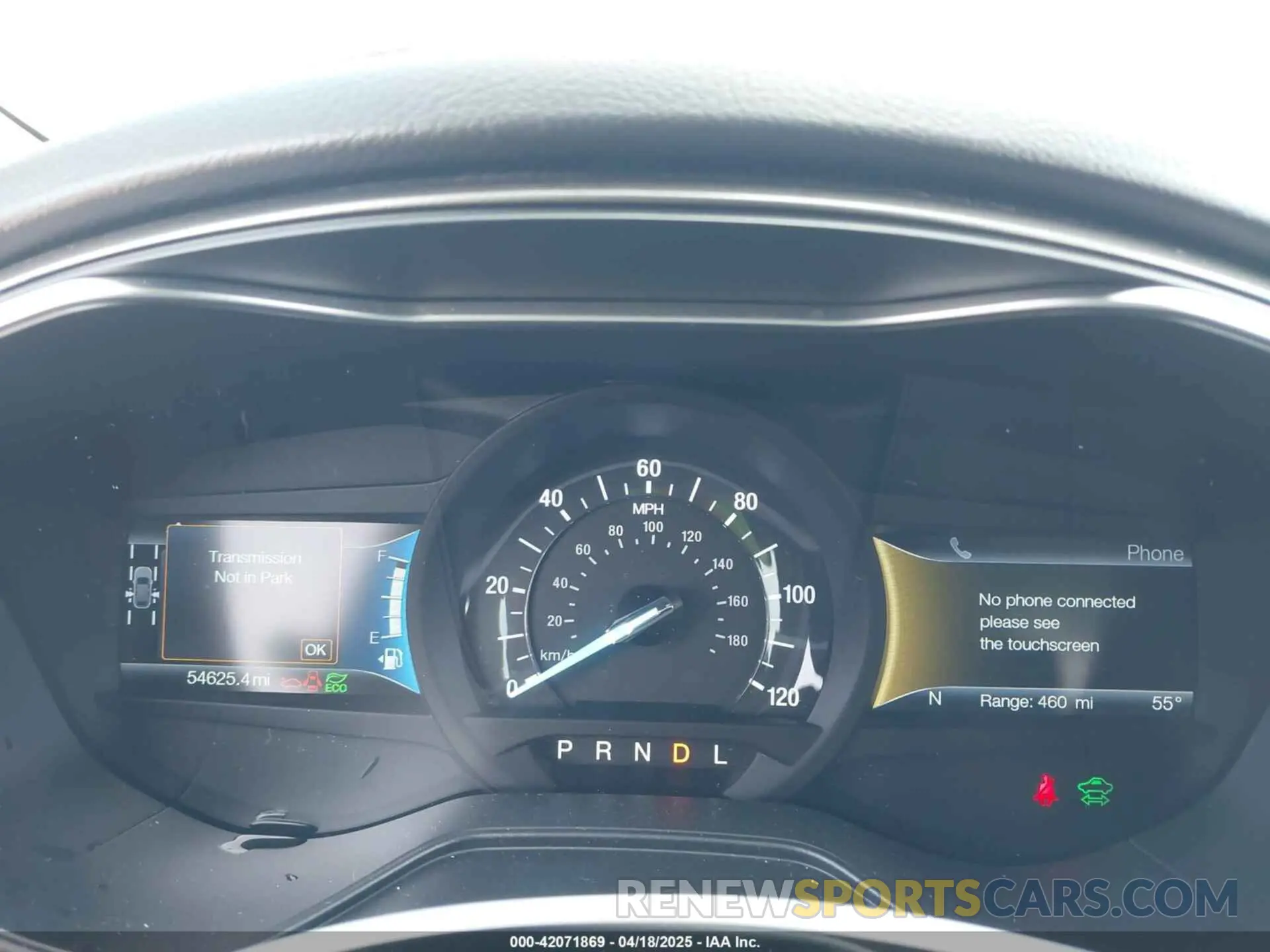 7 fotografías del automóvil dañado 3FA6P0LU0KR125609 FORD FUSION HYBRID 2019