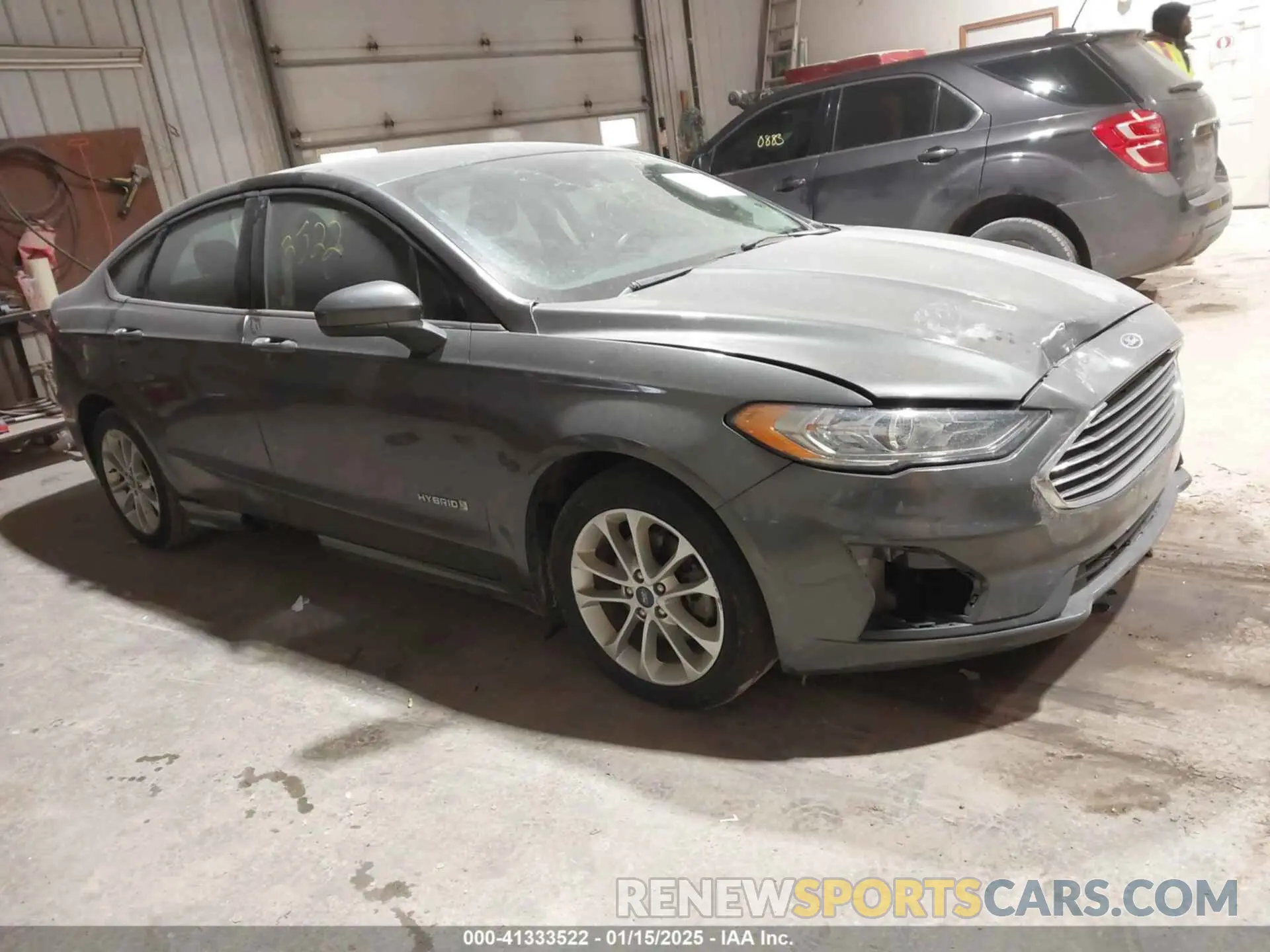 1 fotografías del automóvil dañado 3FA6P0LU0KR129336 FORD FUSION HYBRID 2019