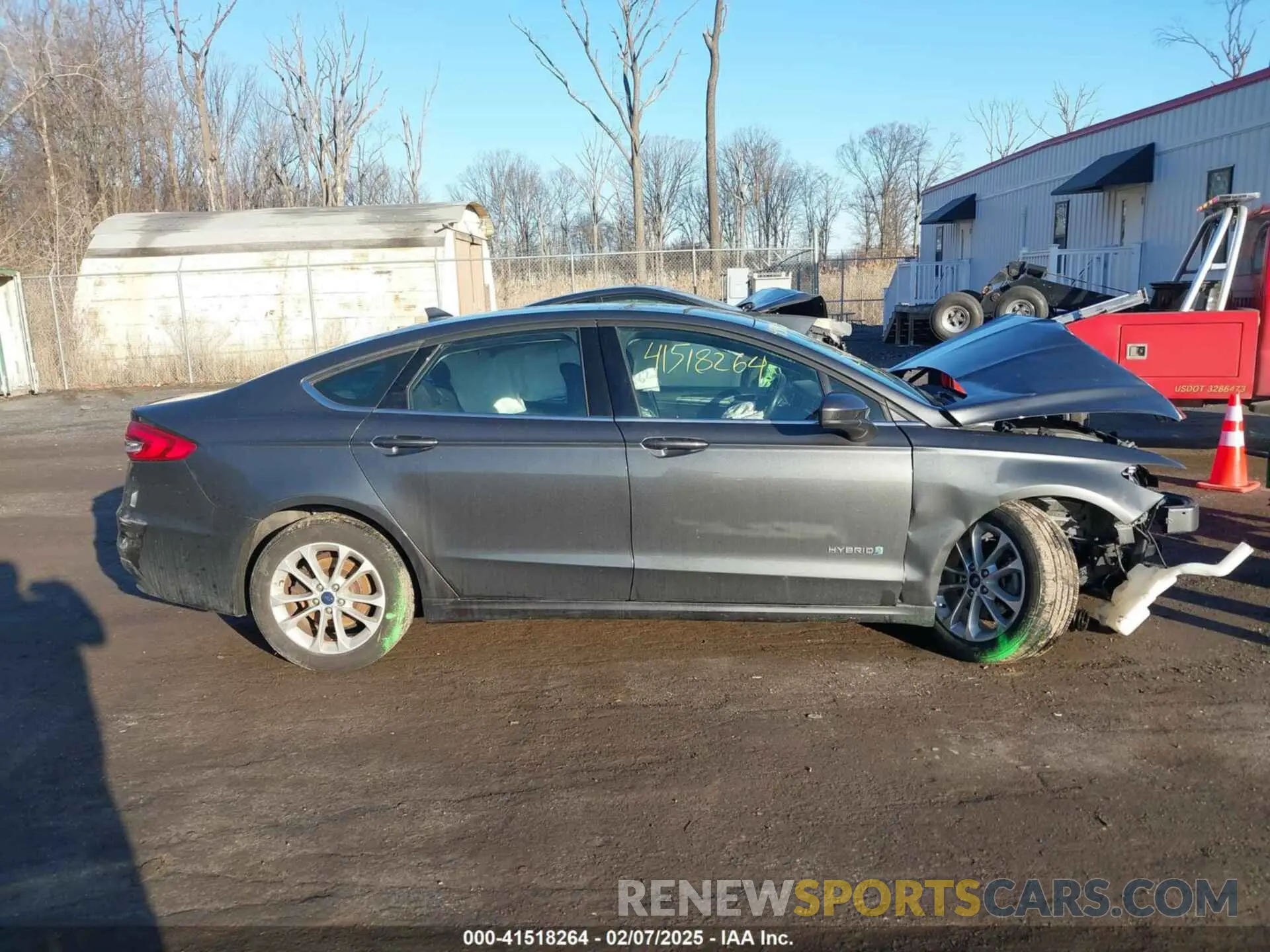 12 fotografías del automóvil dañado 3FA6P0LU0KR162935 FORD FUSION HYBRID 2019