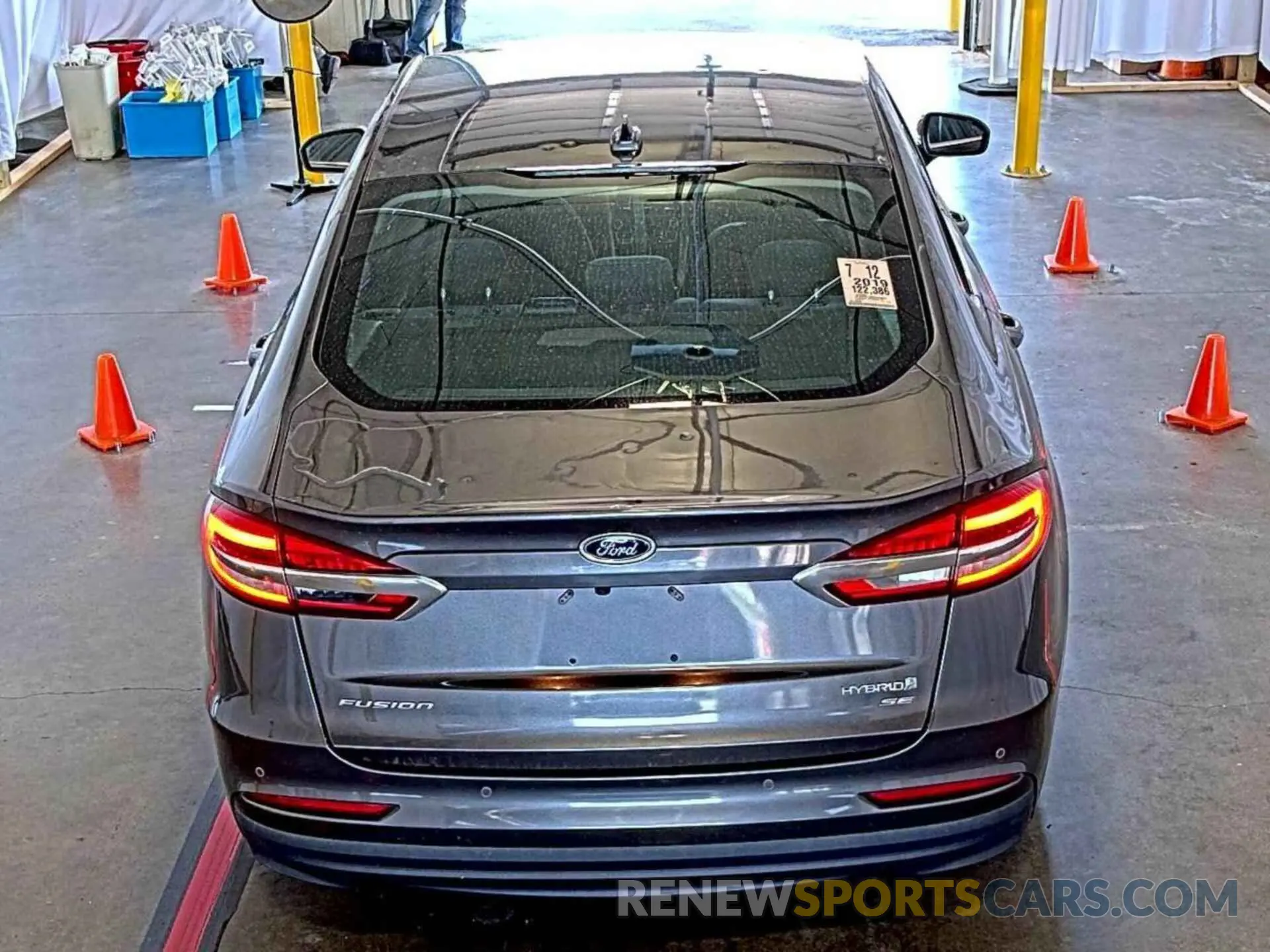 32 fotografías del automóvil dañado 3FA6P0LU0KR255633 FORD FUSION HYBRID 2019