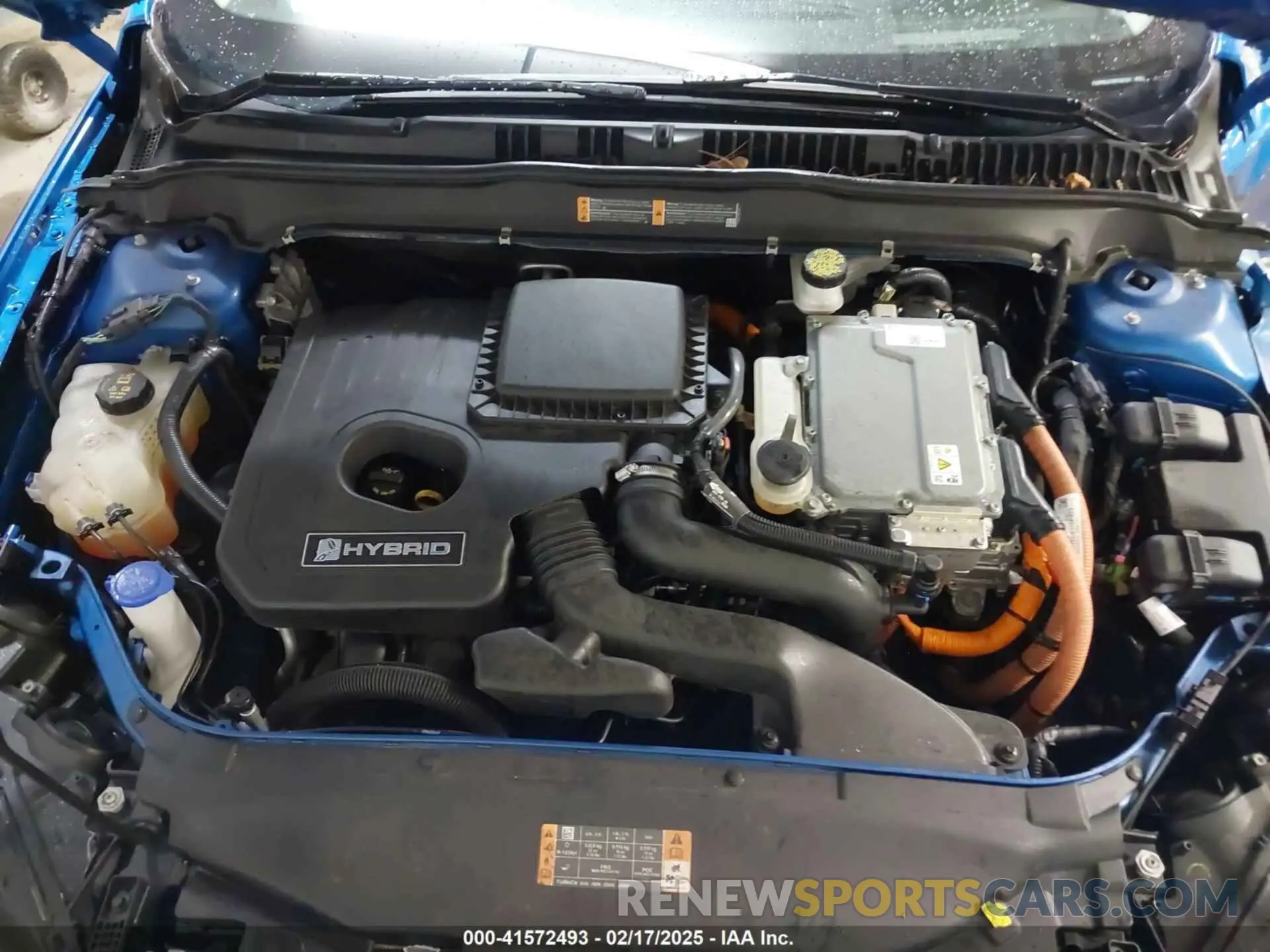 10 fotografías del automóvil dañado 3FA6P0LU1KR102727 FORD FUSION HYBRID 2019