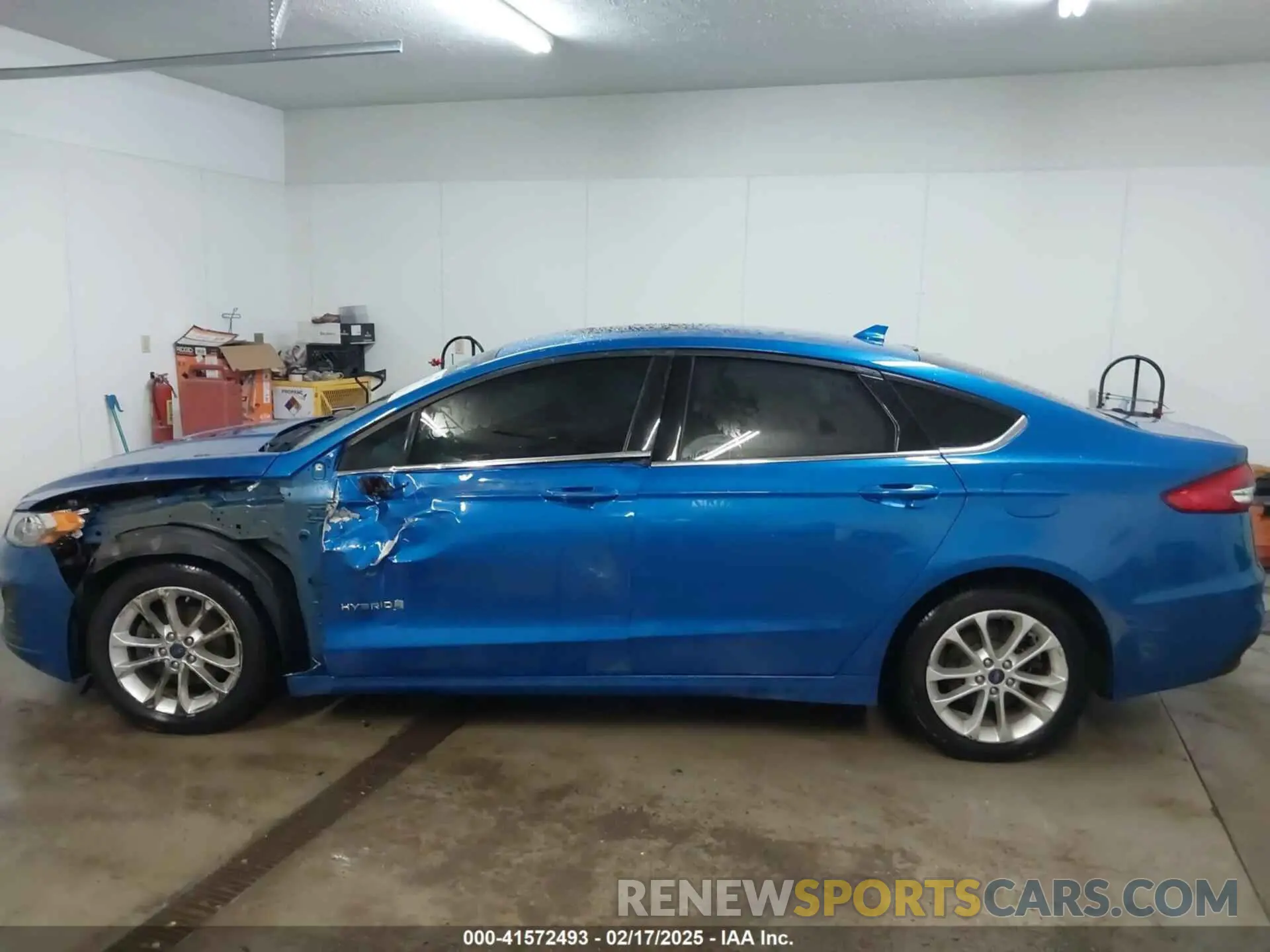 15 fotografías del automóvil dañado 3FA6P0LU1KR102727 FORD FUSION HYBRID 2019