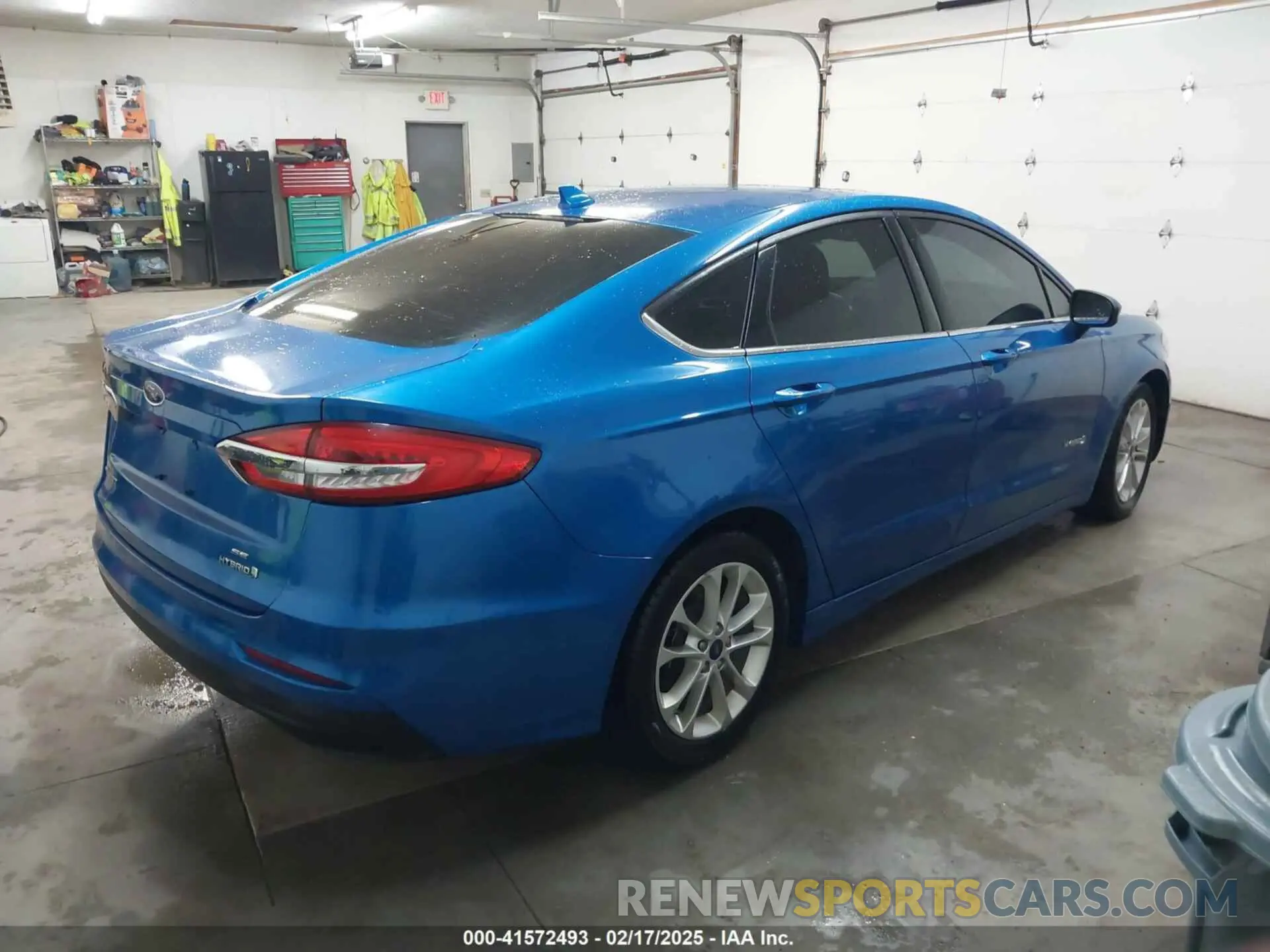 4 fotografías del automóvil dañado 3FA6P0LU1KR102727 FORD FUSION HYBRID 2019