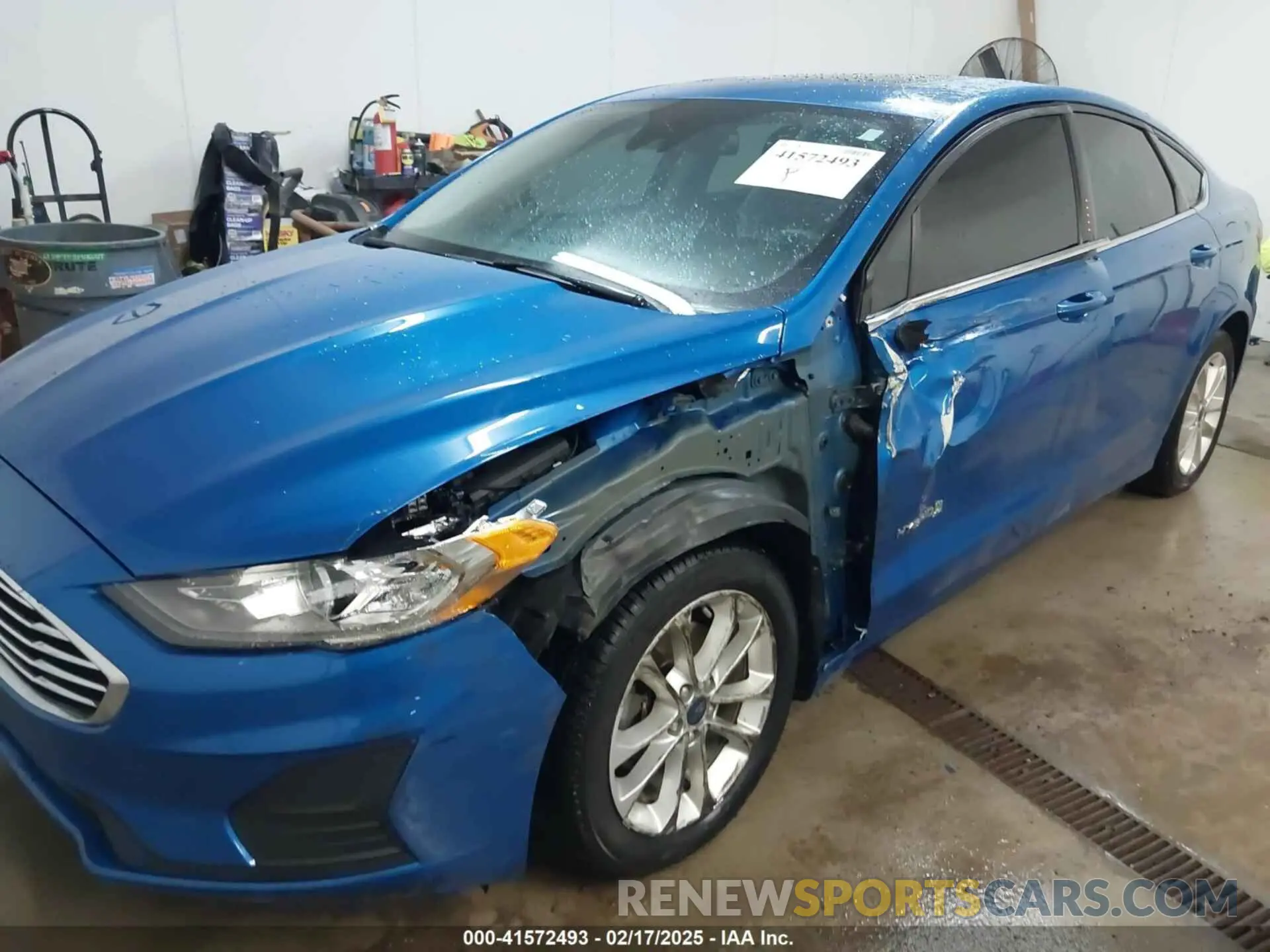 6 fotografías del automóvil dañado 3FA6P0LU1KR102727 FORD FUSION HYBRID 2019