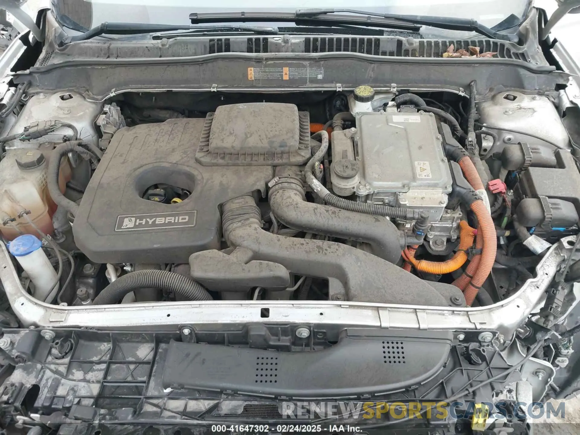 10 fotografías del automóvil dañado 3FA6P0LU2KR200083 FORD FUSION HYBRID 2019