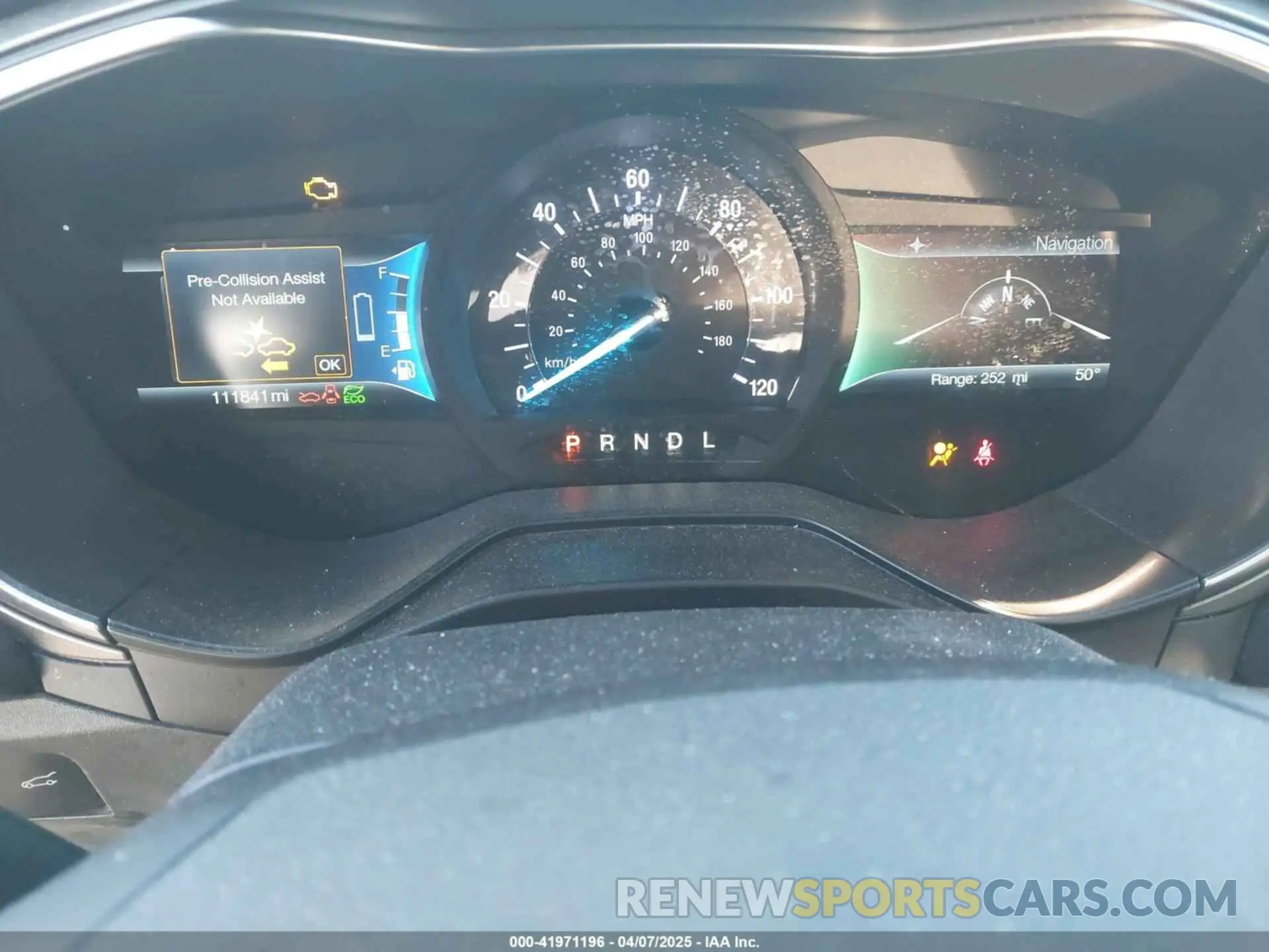 7 fotografías del automóvil dañado 3FA6P0LU3KR106021 FORD FUSION HYBRID 2019
