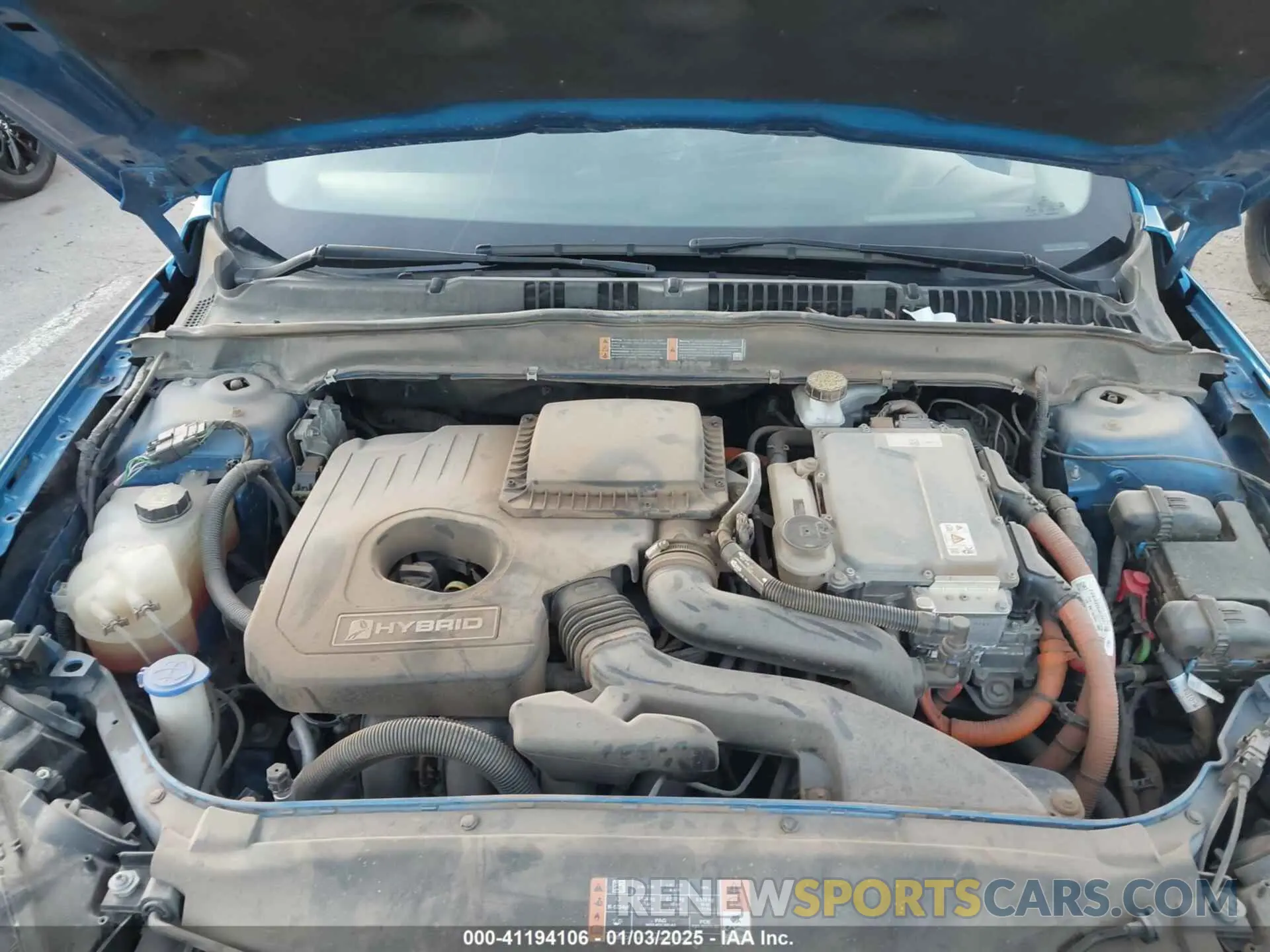 10 fotografías del automóvil dañado 3FA6P0LU3KR108884 FORD FUSION HYBRID 2019