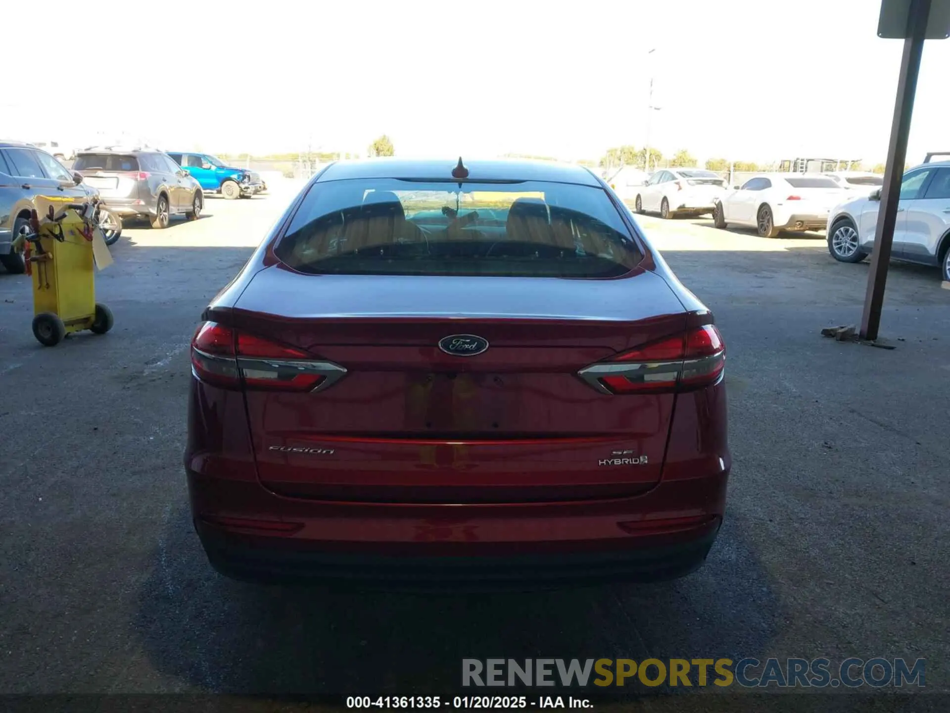 17 fotografías del automóvil dañado 3FA6P0LU3KR177798 FORD FUSION HYBRID 2019