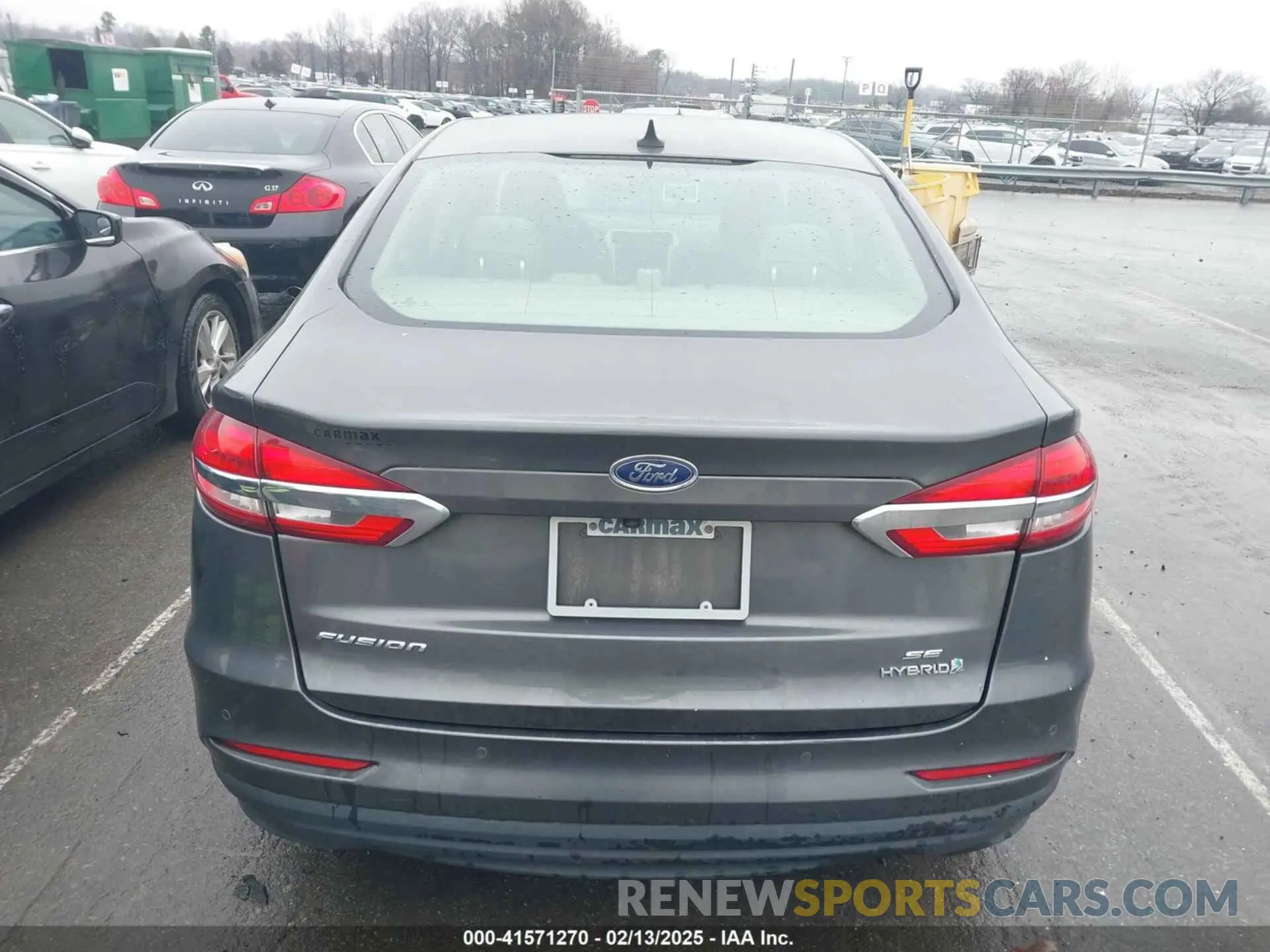 16 fotografías del automóvil dañado 3FA6P0LU4KR119909 FORD FUSION HYBRID 2019