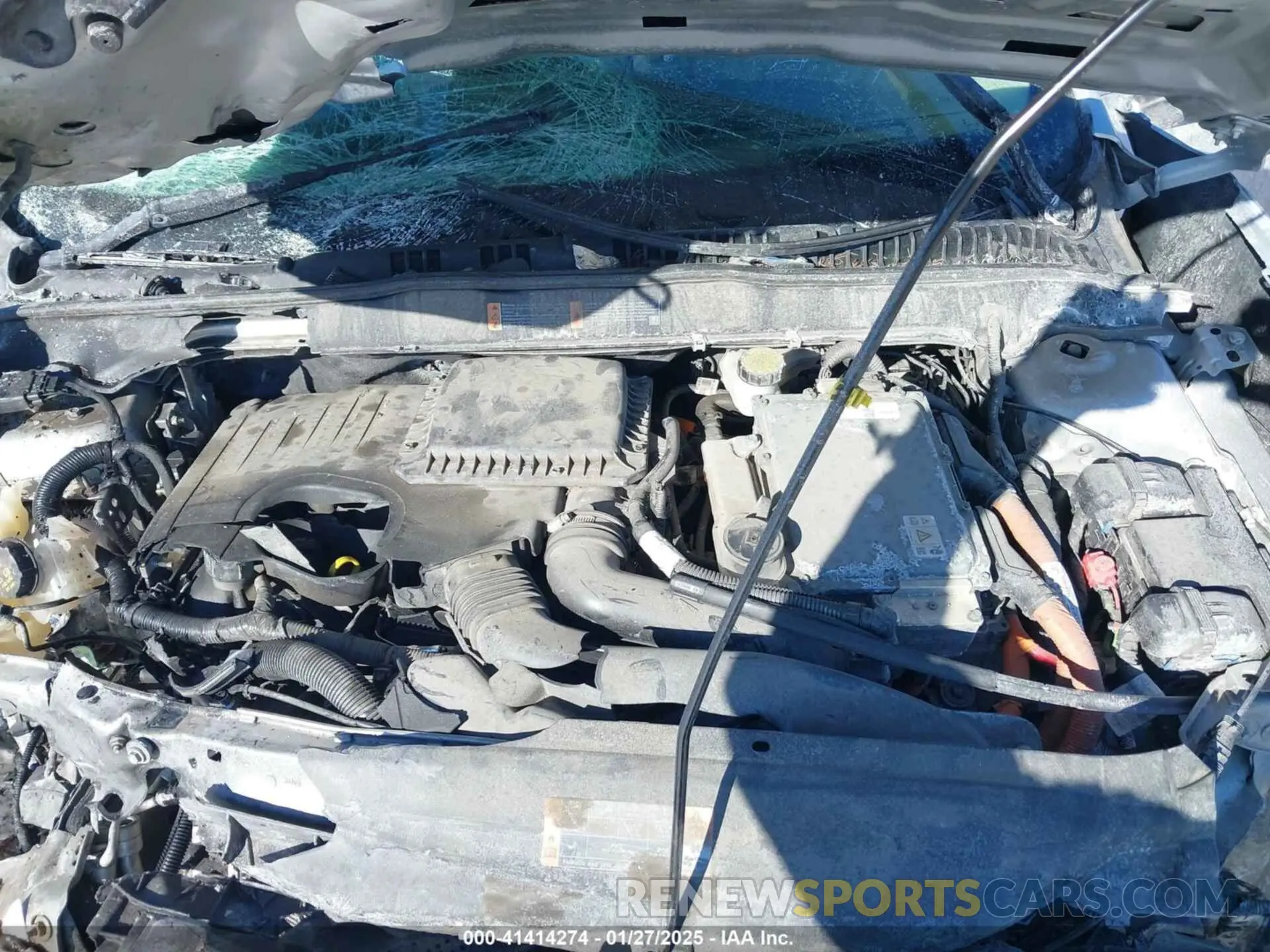 10 fotografías del automóvil dañado 3FA6P0LU4KR225597 FORD FUSION HYBRID 2019