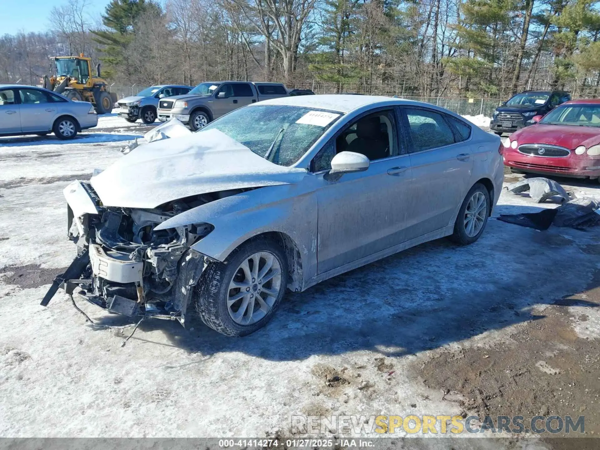 2 fotografías del automóvil dañado 3FA6P0LU4KR225597 FORD FUSION HYBRID 2019