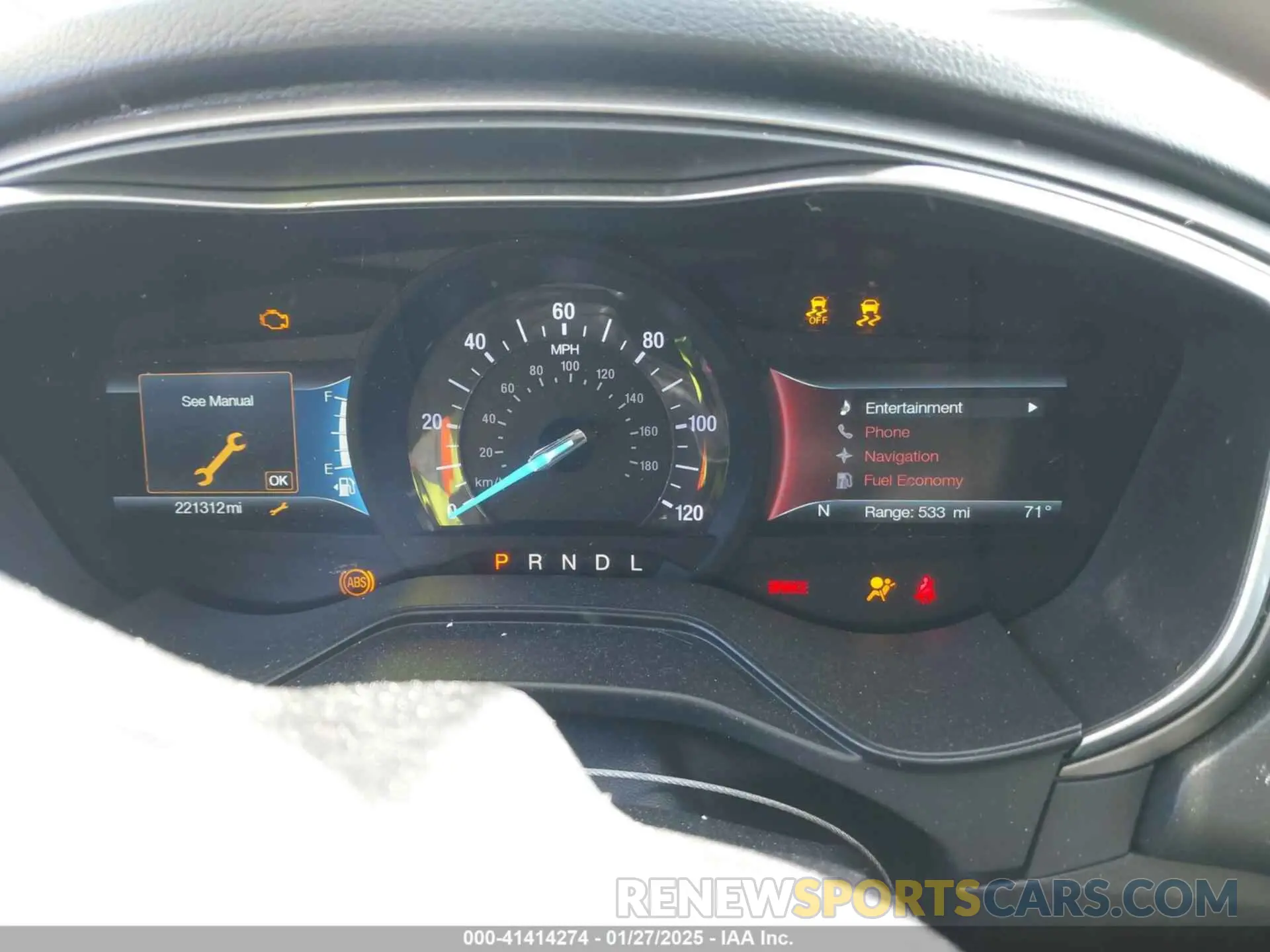 7 fotografías del automóvil dañado 3FA6P0LU4KR225597 FORD FUSION HYBRID 2019
