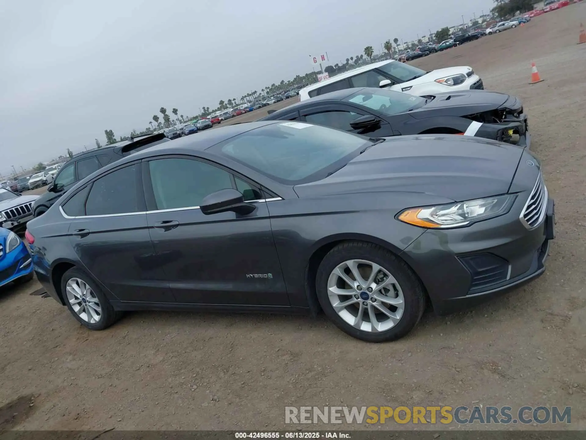 13 fotografías del automóvil dañado 3FA6P0LU5KR104335 FORD FUSION HYBRID 2019