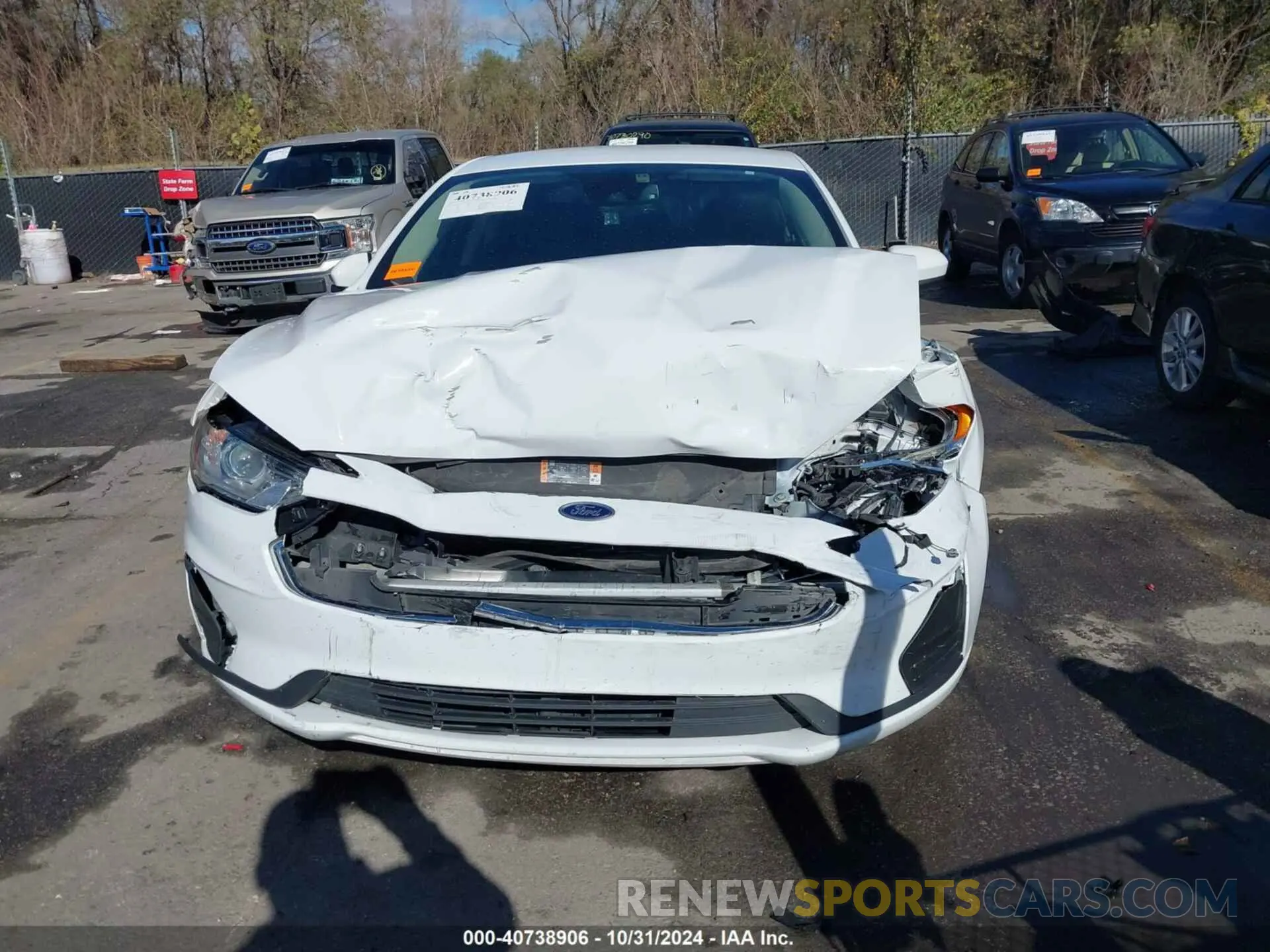 13 fotografías del automóvil dañado 3FA6P0LU5KR207173 FORD FUSION HYBRID 2019