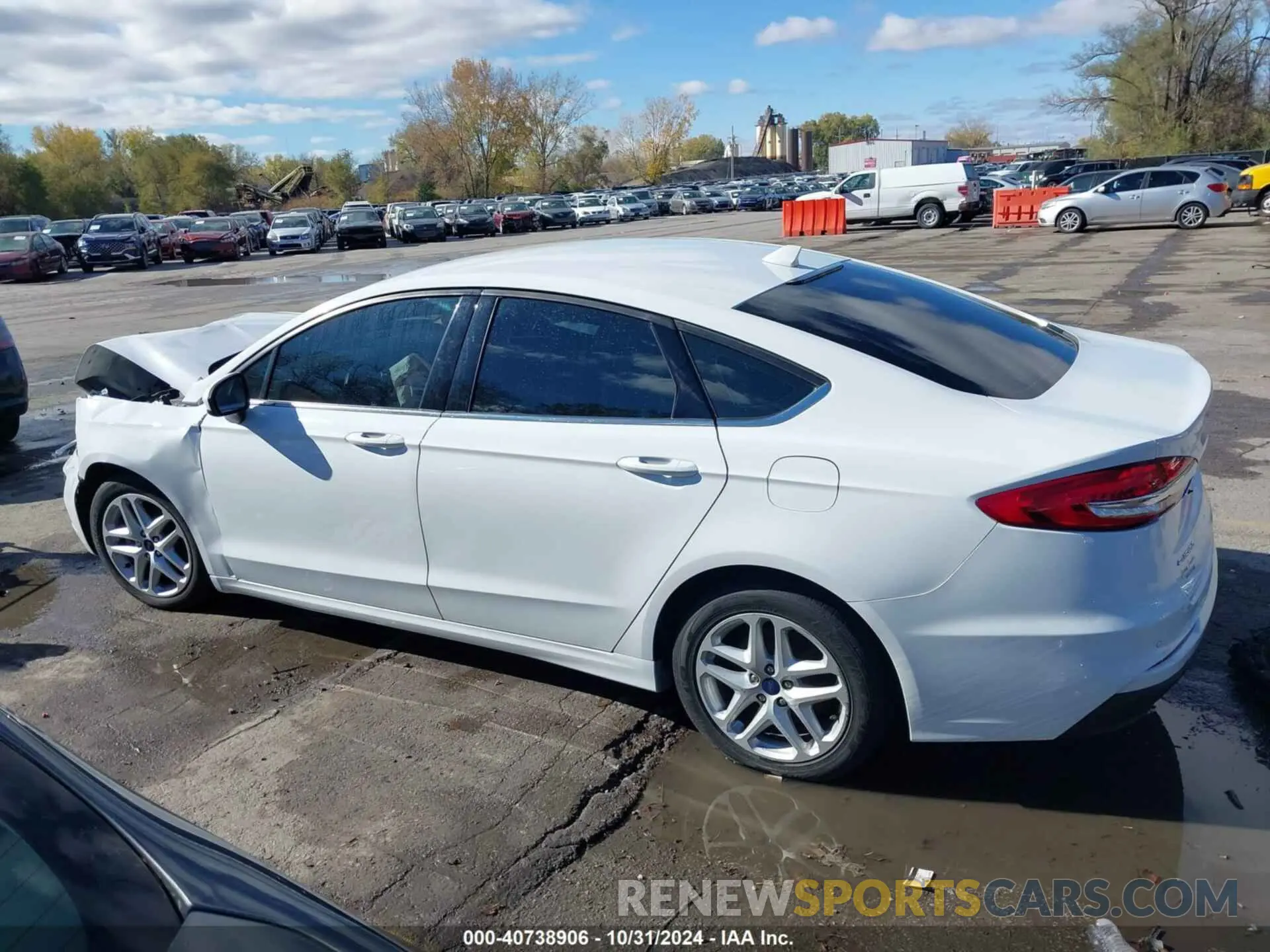 15 fotografías del automóvil dañado 3FA6P0LU5KR207173 FORD FUSION HYBRID 2019