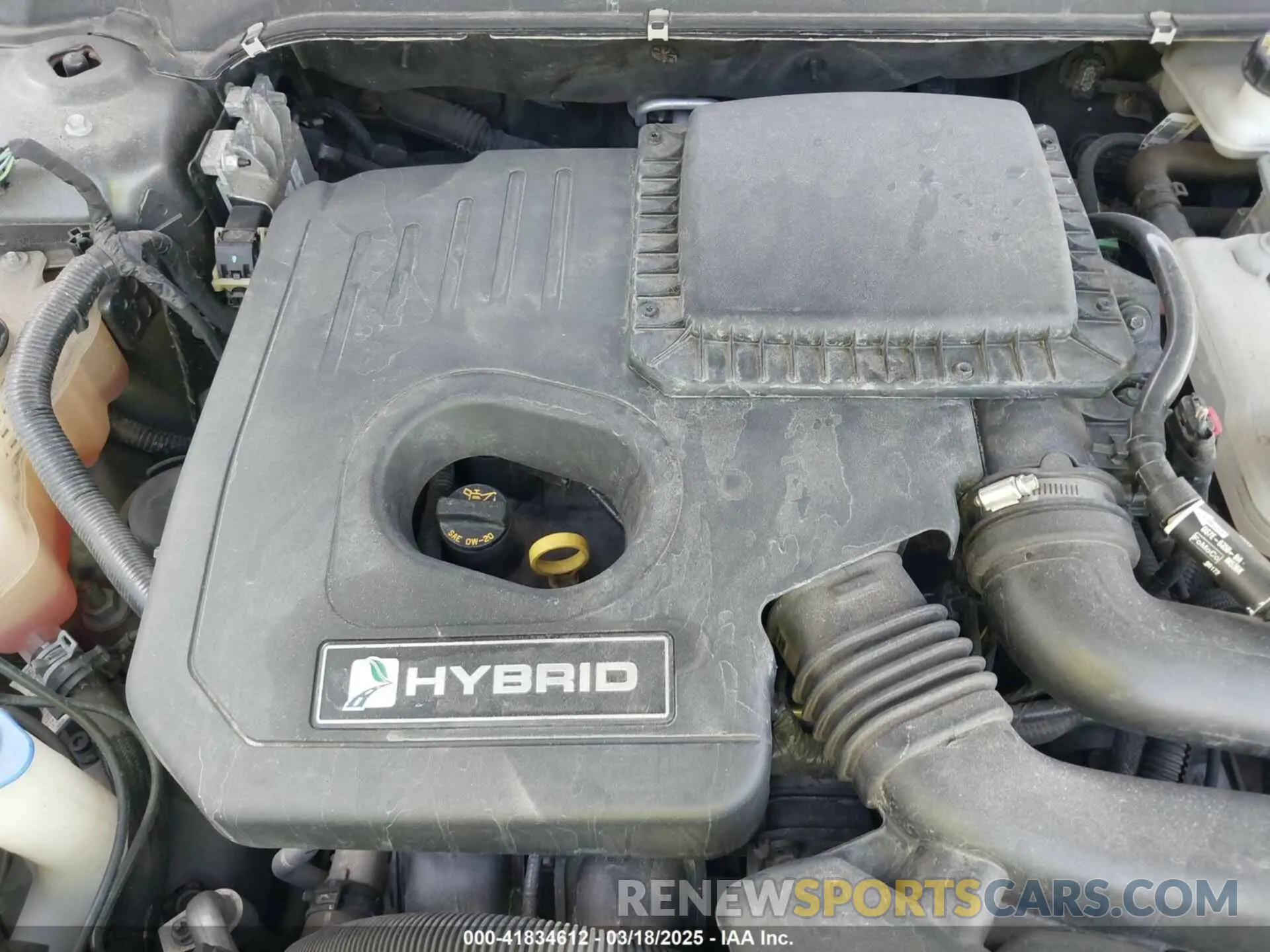 10 fotografías del automóvil dañado 3FA6P0LU6KR163927 FORD FUSION HYBRID 2019