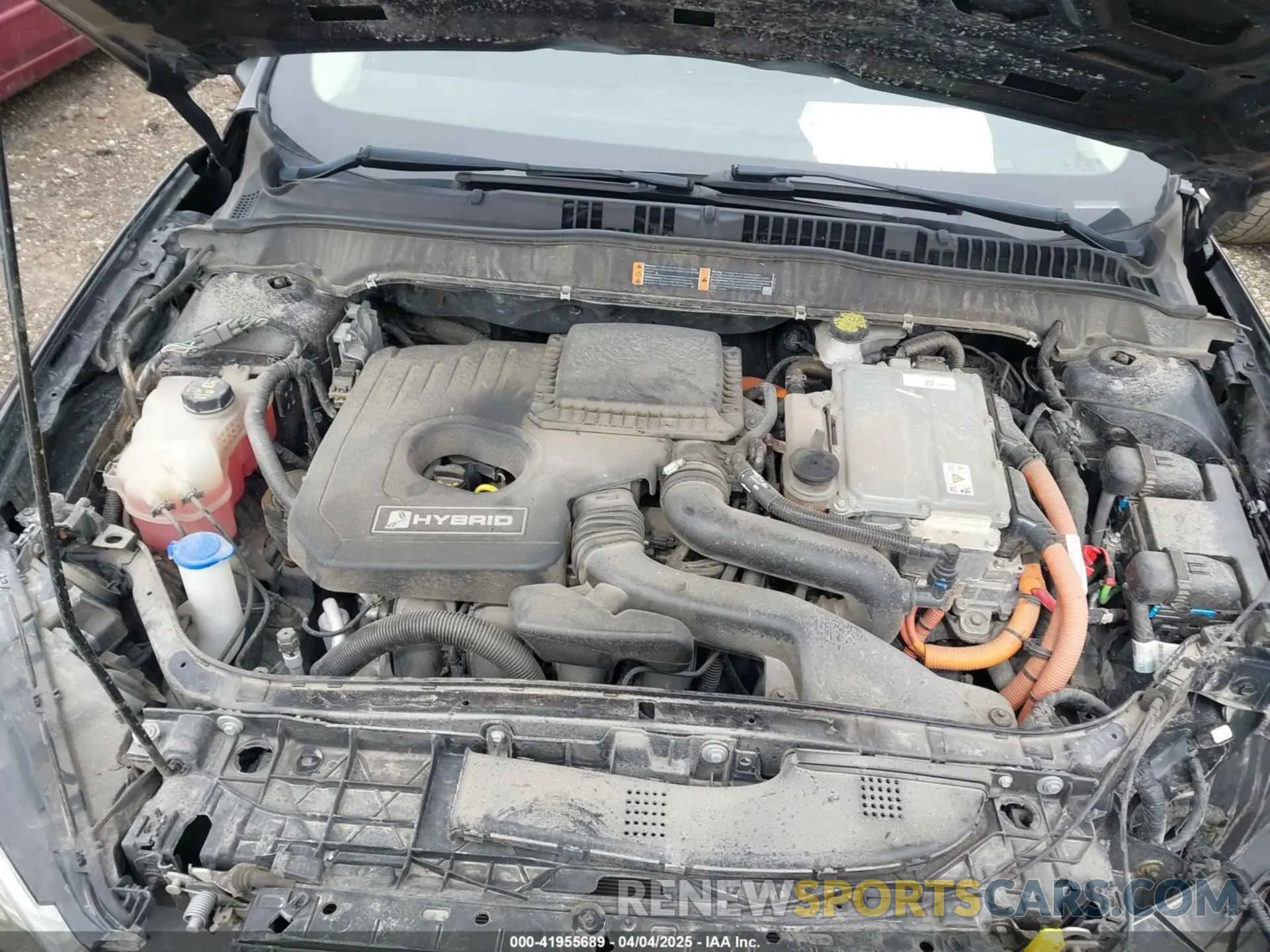 10 fotografías del automóvil dañado 3FA6P0LU7KR131763 FORD FUSION HYBRID 2019
