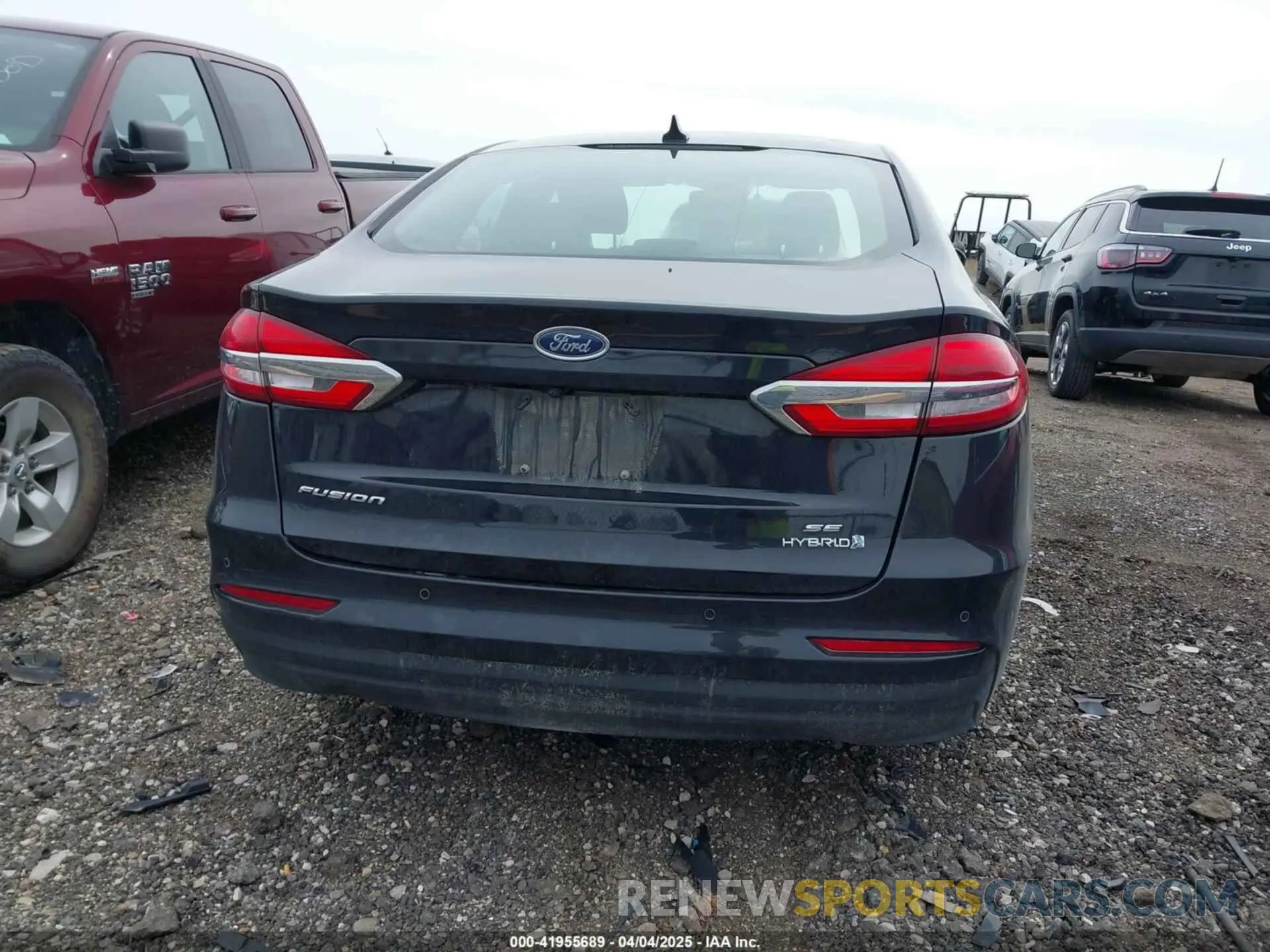17 fotografías del automóvil dañado 3FA6P0LU7KR131763 FORD FUSION HYBRID 2019