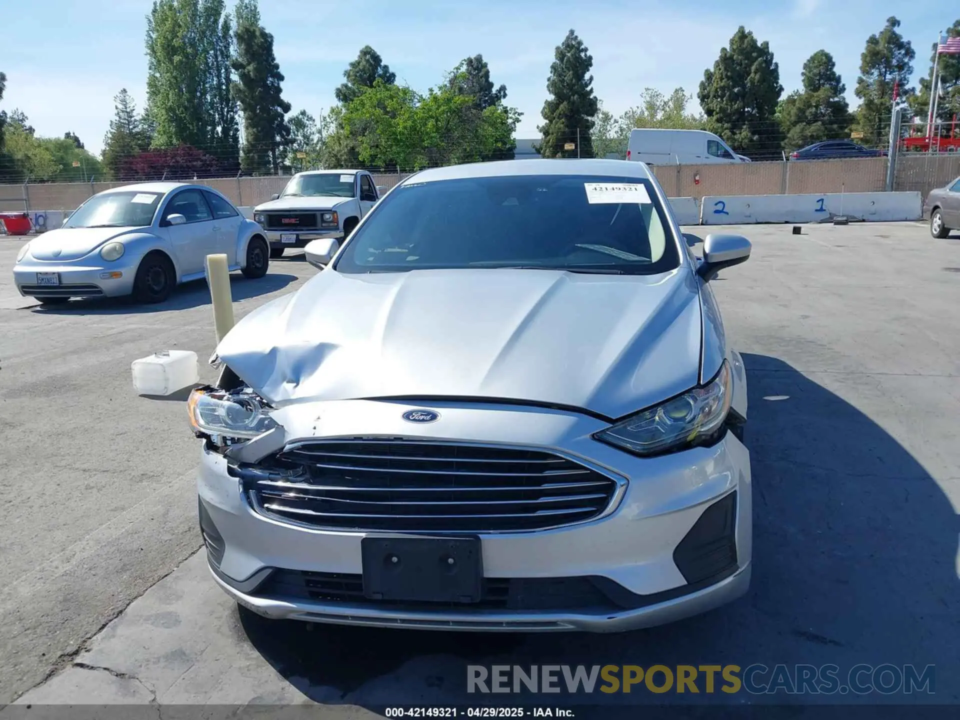 6 fotografías del automóvil dañado 3FA6P0LU7KR137840 FORD FUSION HYBRID 2019