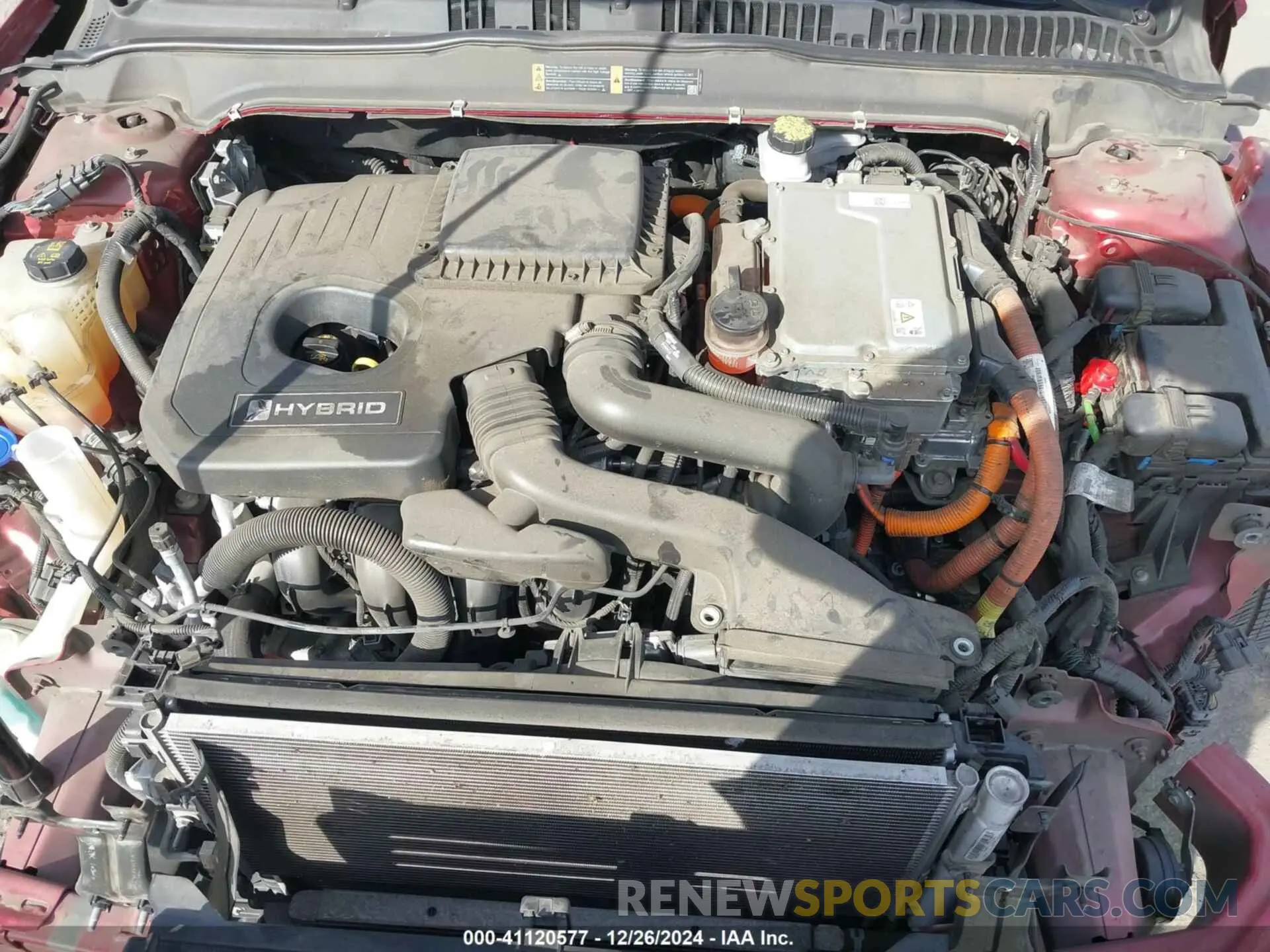10 fotografías del automóvil dañado 3FA6P0LU8KR188537 FORD FUSION HYBRID 2019