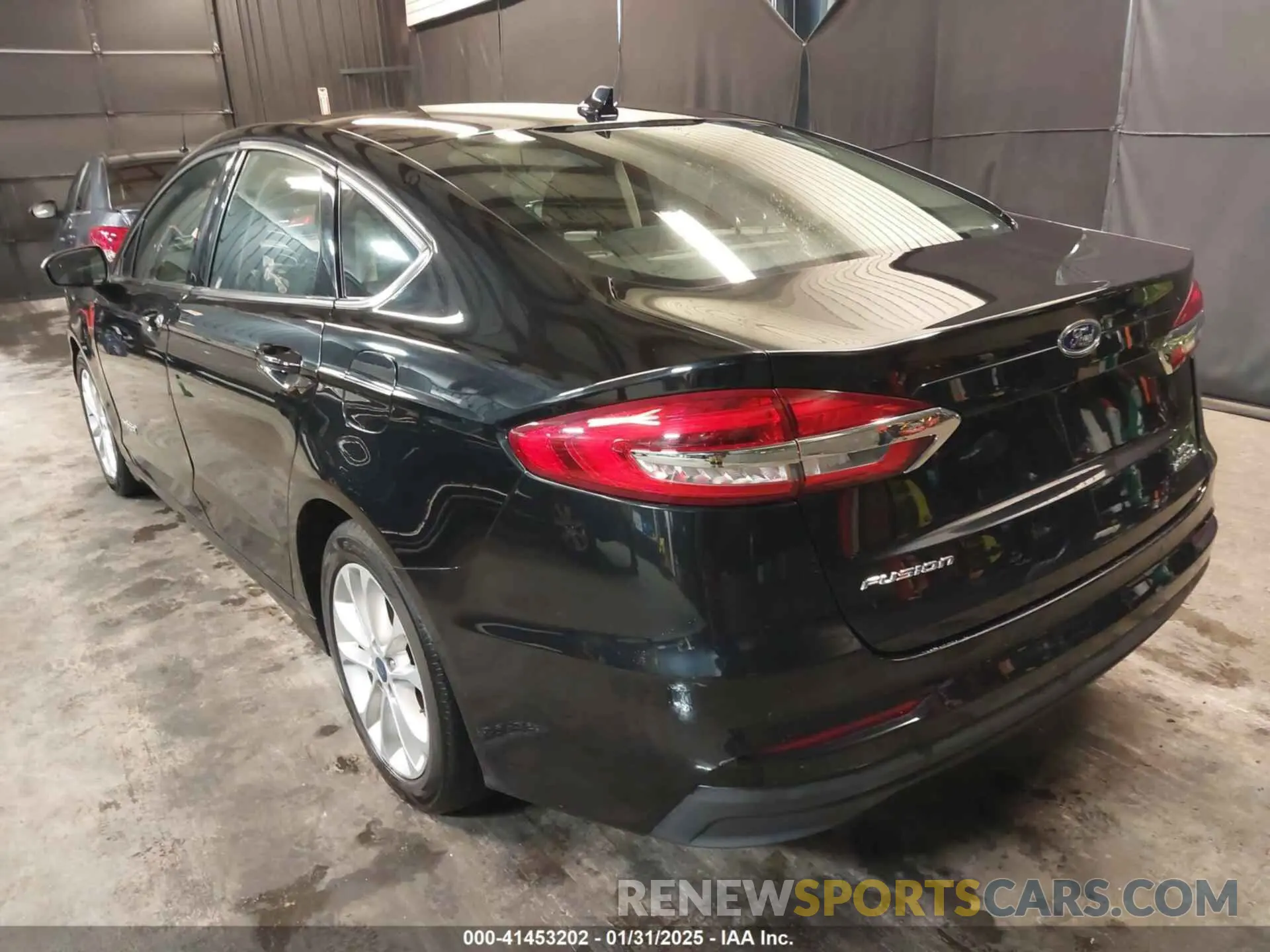 3 fotografías del automóvil dañado 3FA6P0LU8KR192037 FORD FUSION HYBRID 2019