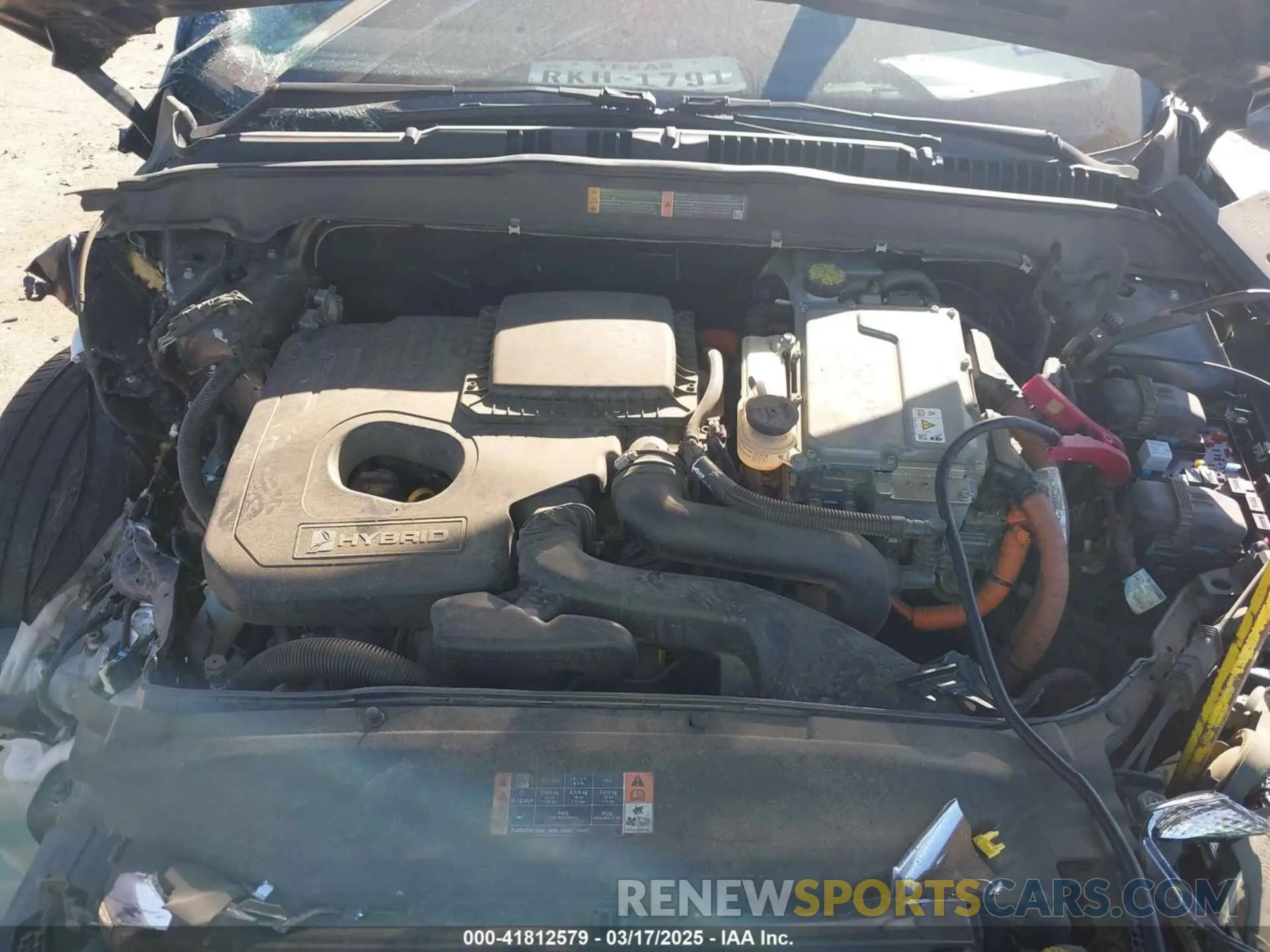 10 fotografías del automóvil dañado 3FA6P0LU9KR189728 FORD FUSION HYBRID 2019