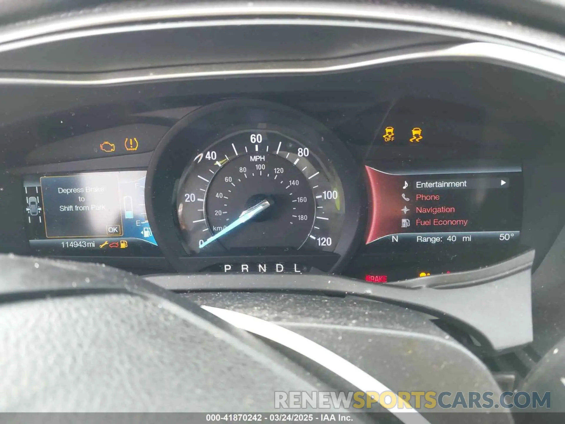 7 fotografías del automóvil dañado 3FA6P0LUXKR104850 FORD FUSION HYBRID 2019