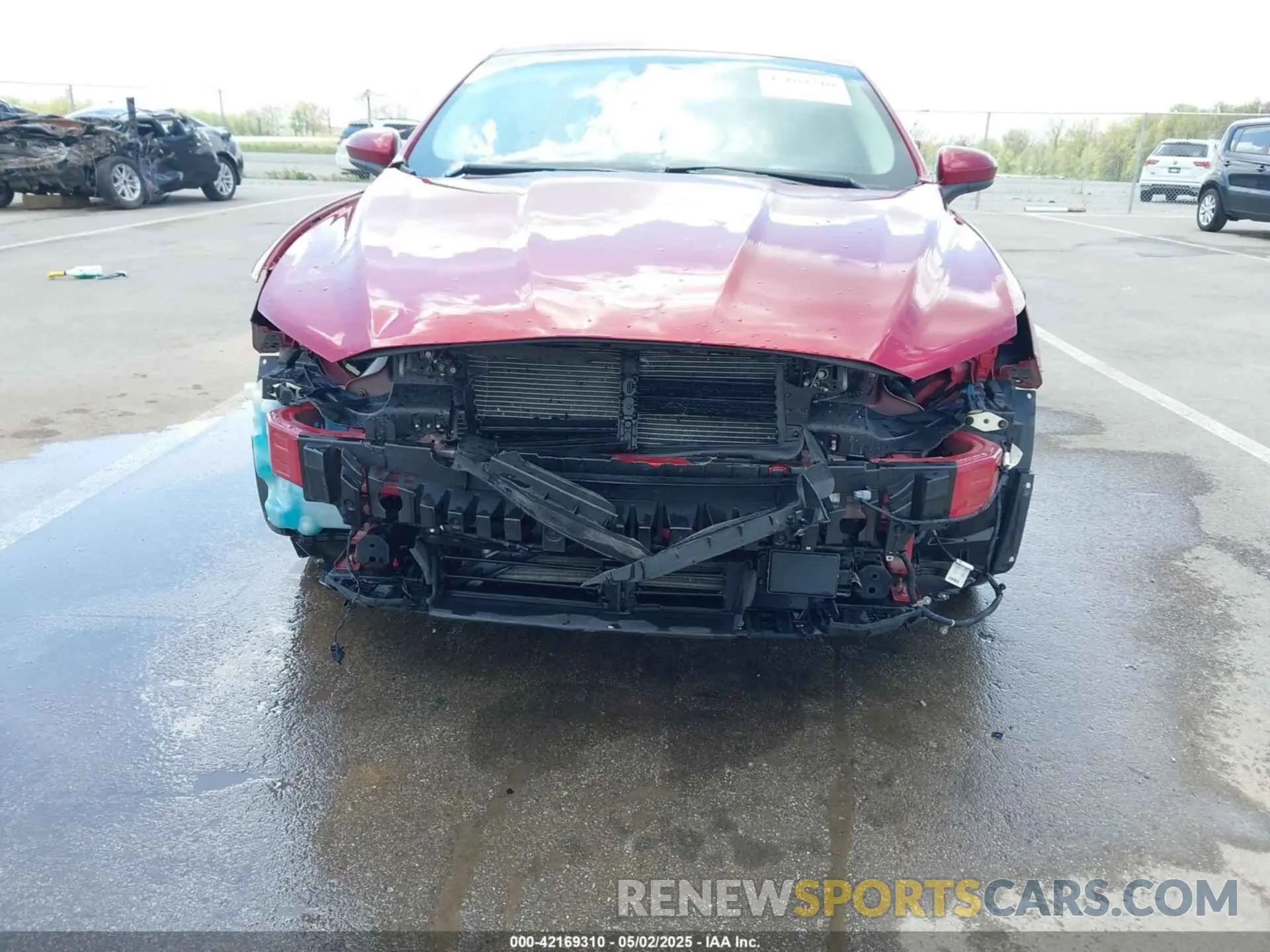 6 fotografías del automóvil dañado 3FA6P0LUXKR222137 FORD FUSION HYBRID 2019
